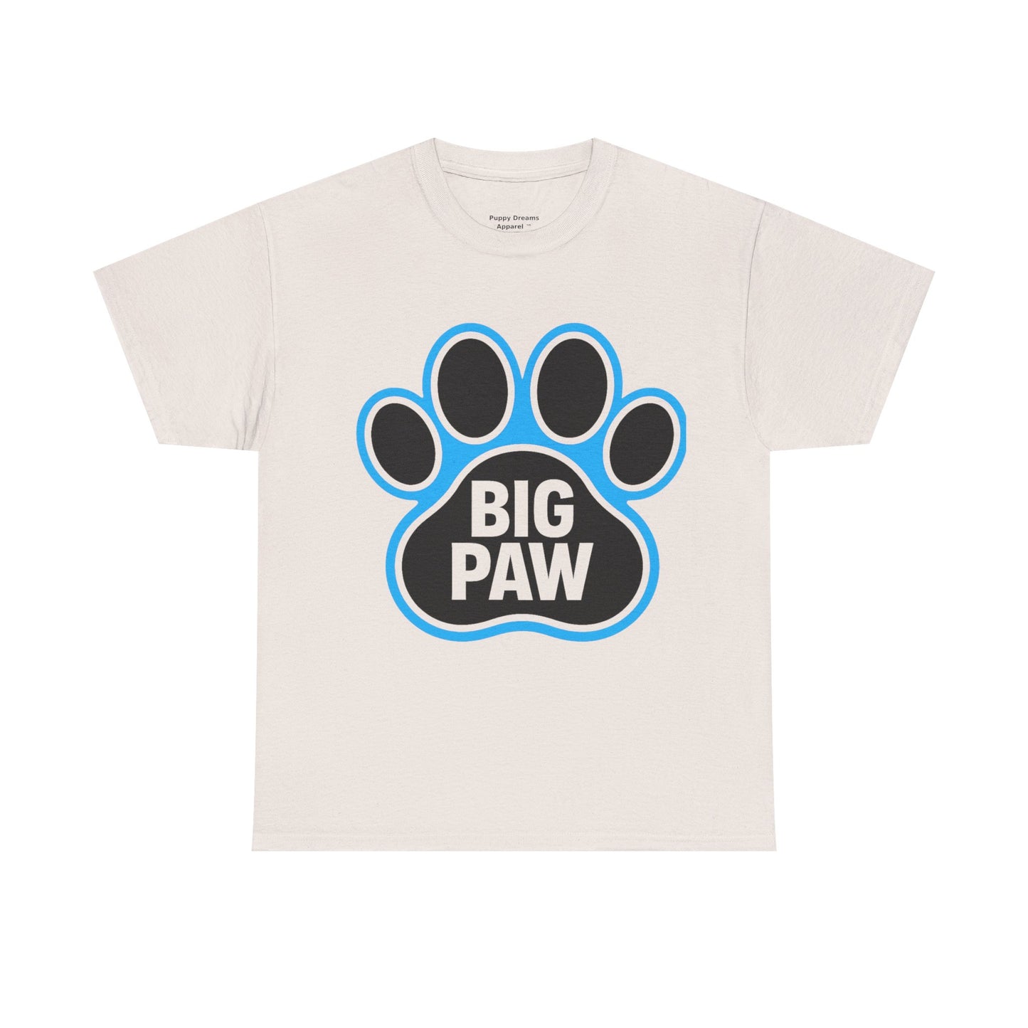 Big Paw Animal Lover Tee, Pet Owner Gift, Unisex Cotton Shirt for Dog Lovers, Cute Paw Print Tee, Casual Everyday Wear