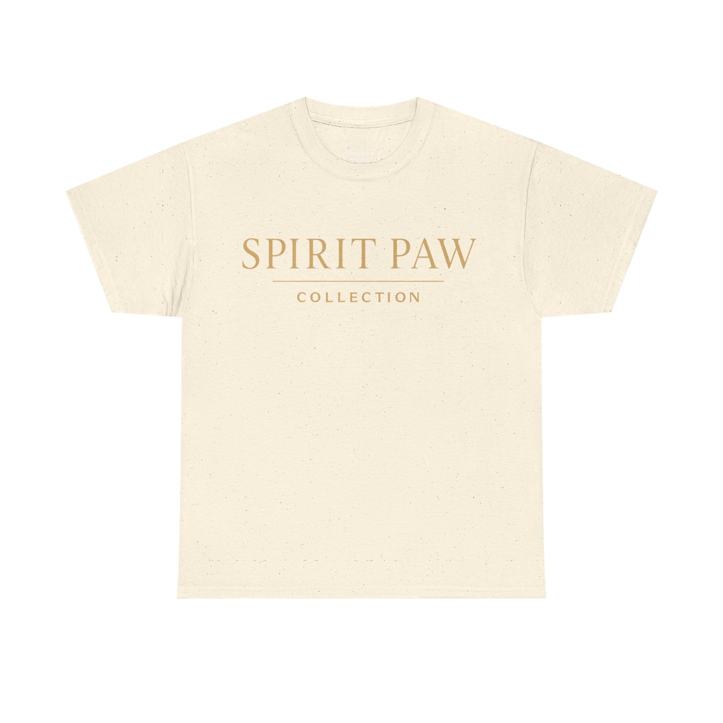 Unisex Spirit Paw Heavy Cotton Tee - Comfortable Tee for Animal Lovers, Casual Wear, Gift for Pet Owners, Everyday Style, Soft Cotton Shirt