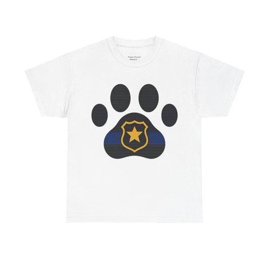 Supportive Law Enforcement T-Shirt, Pet Lover's Gift, Cop Gear, Memorial Day, Police Partner Tee, Animal Advocate Shirt