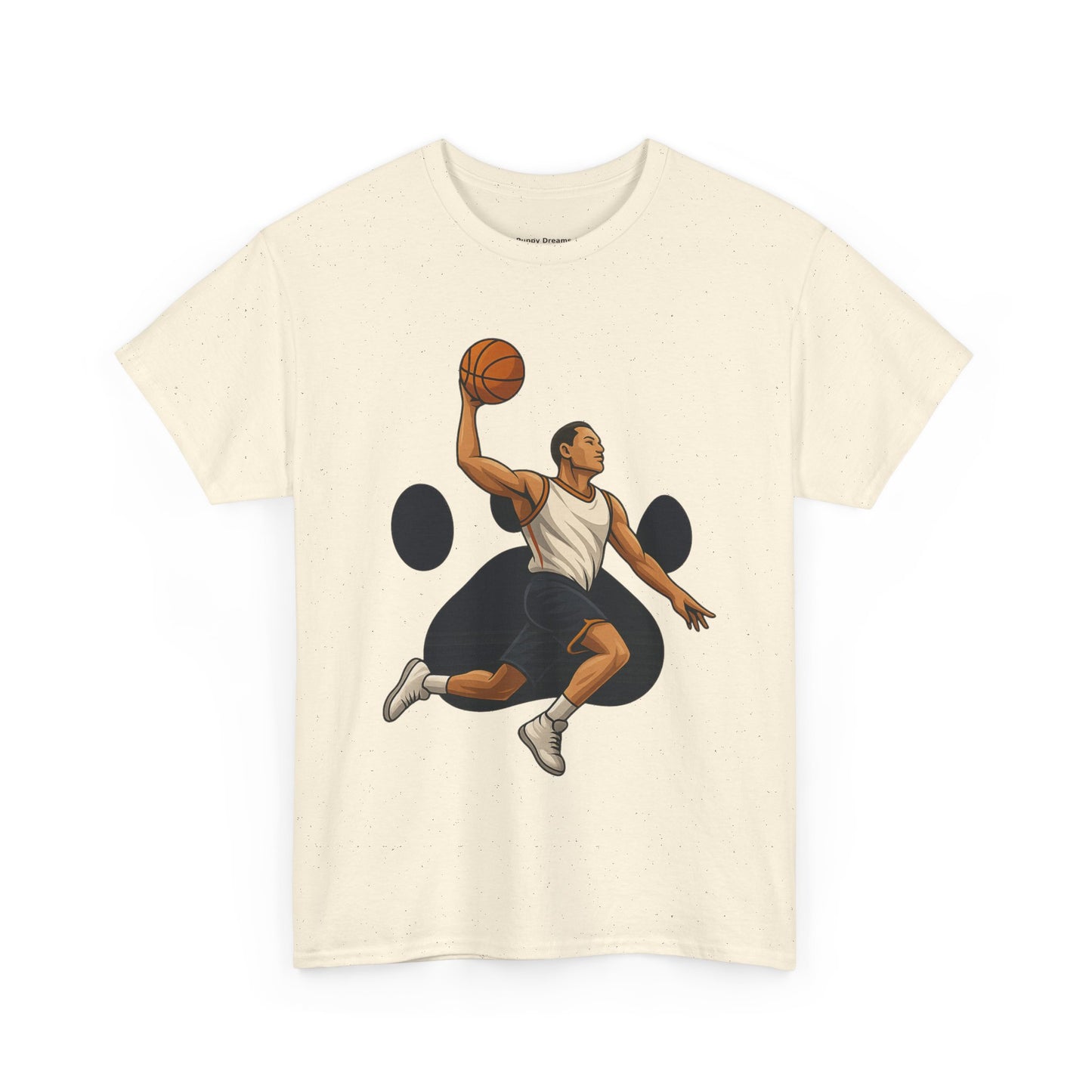 Basketball Dunk Unisex Heavy Cotton Tee | Sports Fan Shirt, Gift for Athletes, Sportswear, Streetwear, Casual Tee