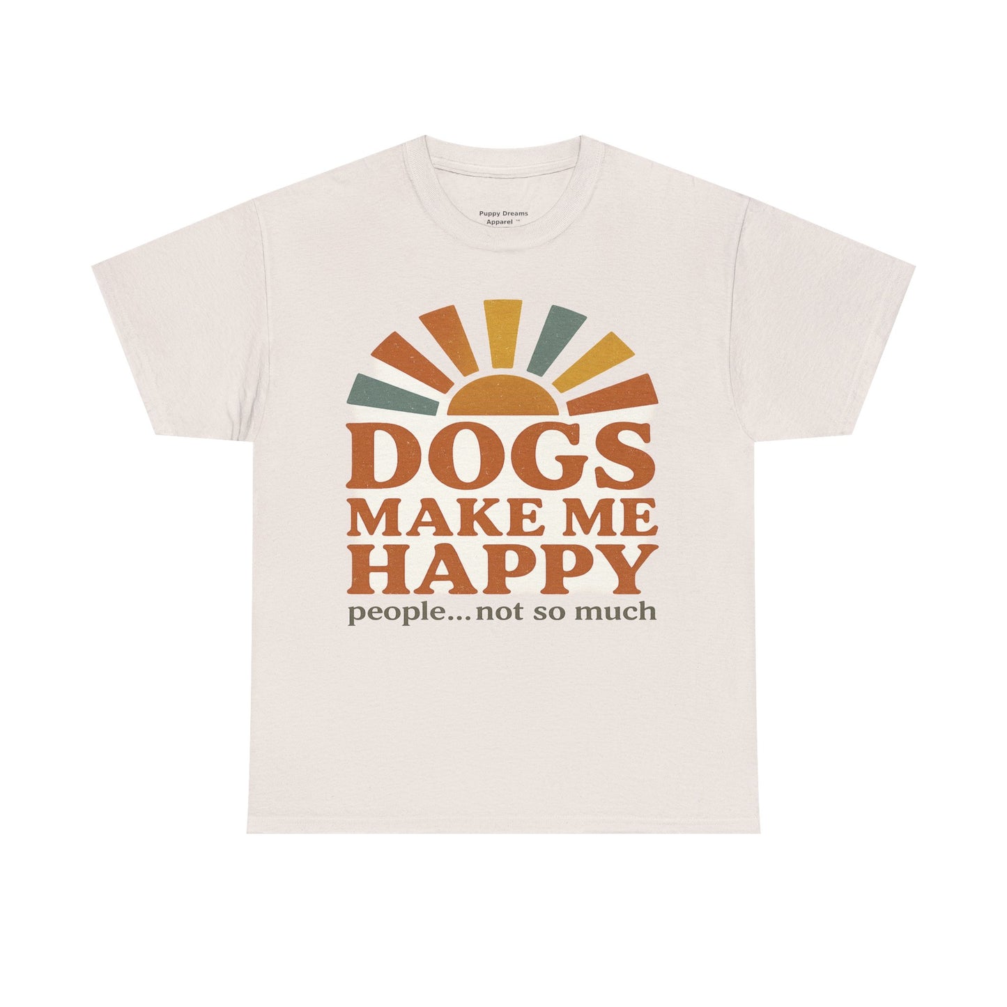 Dog Lover's Unisex Heavy Cotton Tee - Relaxed Fit, Perfect for Pet Owners, Casual Wear, Gift Ideas, Dog-Themed Apparel