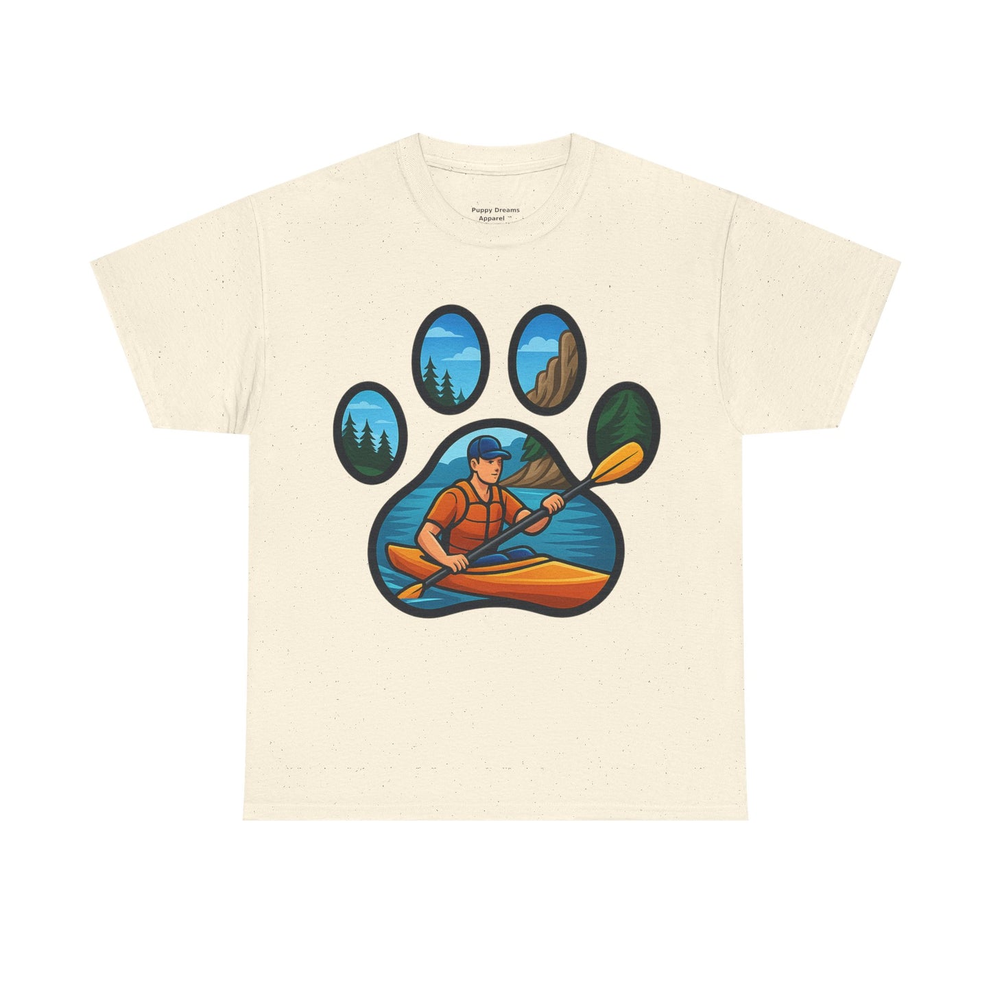 Adventure Kayaking Graphic Tee for Outdoor Lovers, Unisex Cotton Shirt, Nature Lovers Gift, Camping Apparel, Wildlife Design T-Shirt