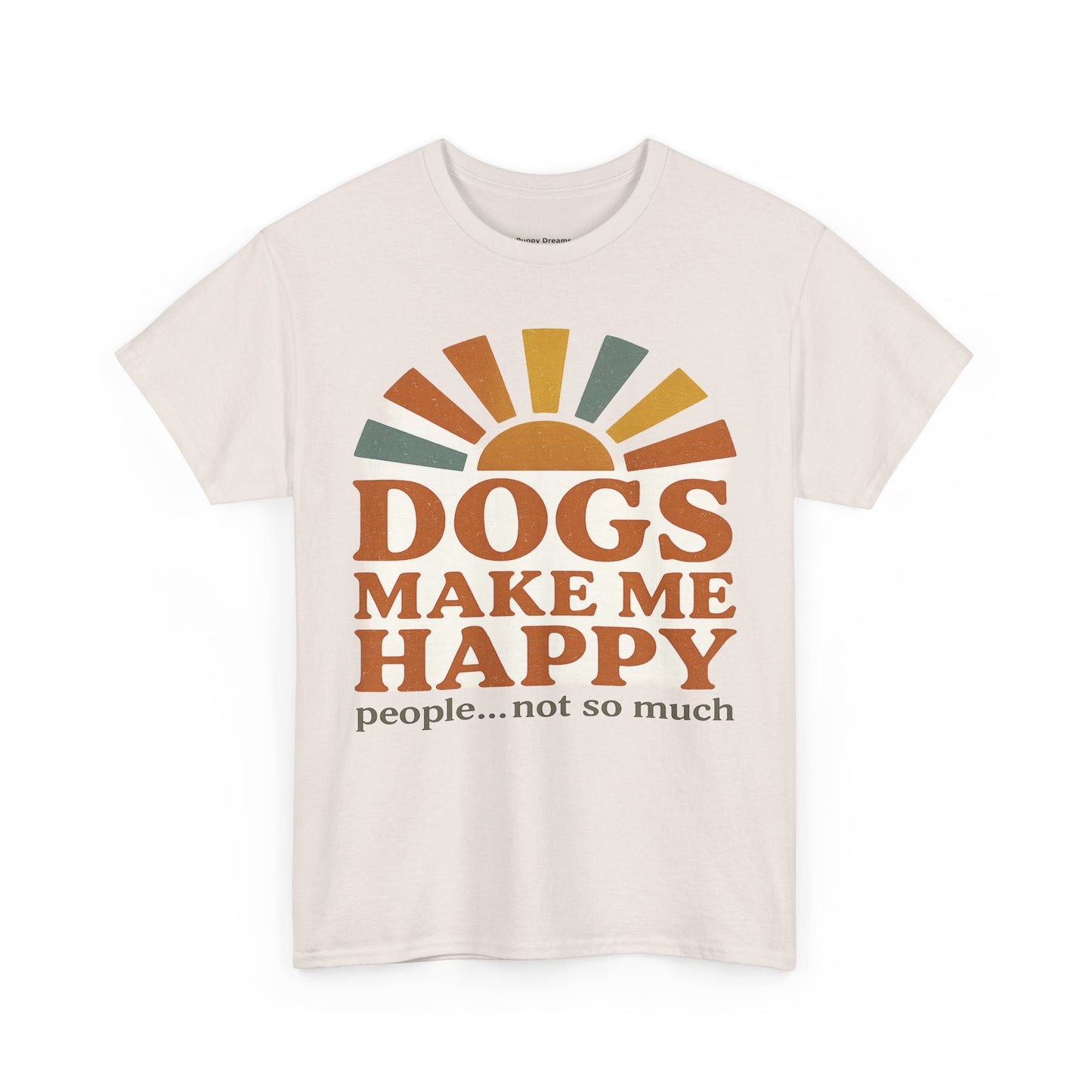 Dog Lover's Unisex Heavy Cotton Tee - Relaxed Fit, Perfect for Pet Owners, Casual Wear, Gift Ideas, Dog-Themed Apparel