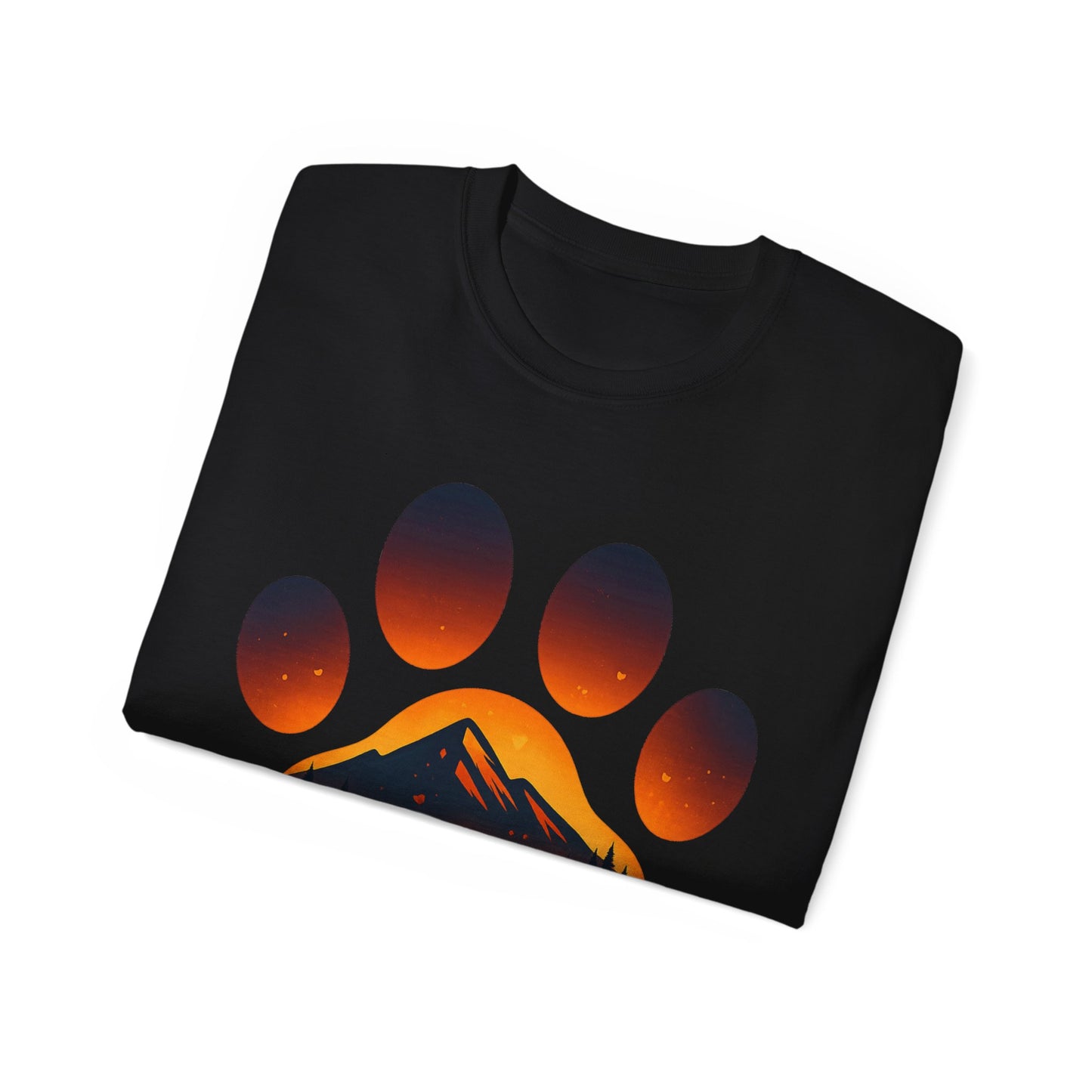 Anniversary Paw Print Tee - Happy Anniversary Shirt for Pet Lovers, Gift for Him/Her, Cute Animal Lover Gift, Unisex Cotton T-Shirt