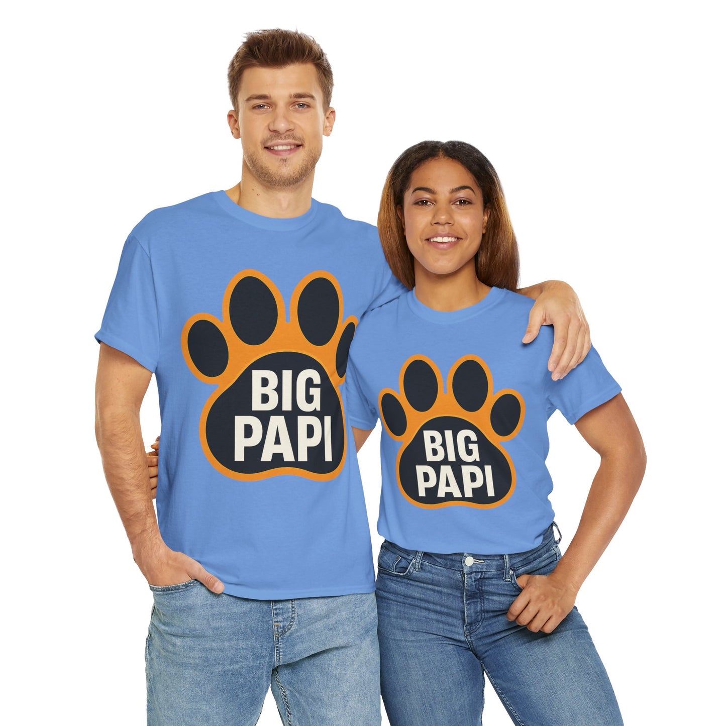 Big Papi Unisex Heavy Cotton Tee, Funny Animal Lover Shirt, Pet Parent Gift, Casual Wear, Birthday Apparel