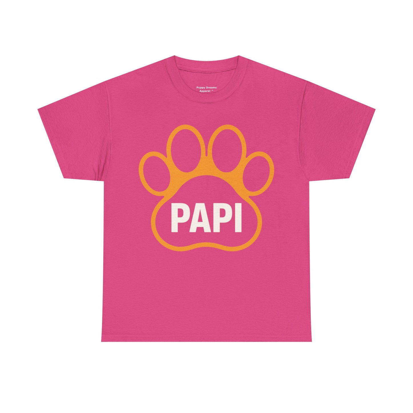 Paw Print PAPI Tee - Perfect for Dog Lovers, Gifts for Pawsome Dads, Casual Style, Pet-Themed Shirt, Unisex Cotton Top
