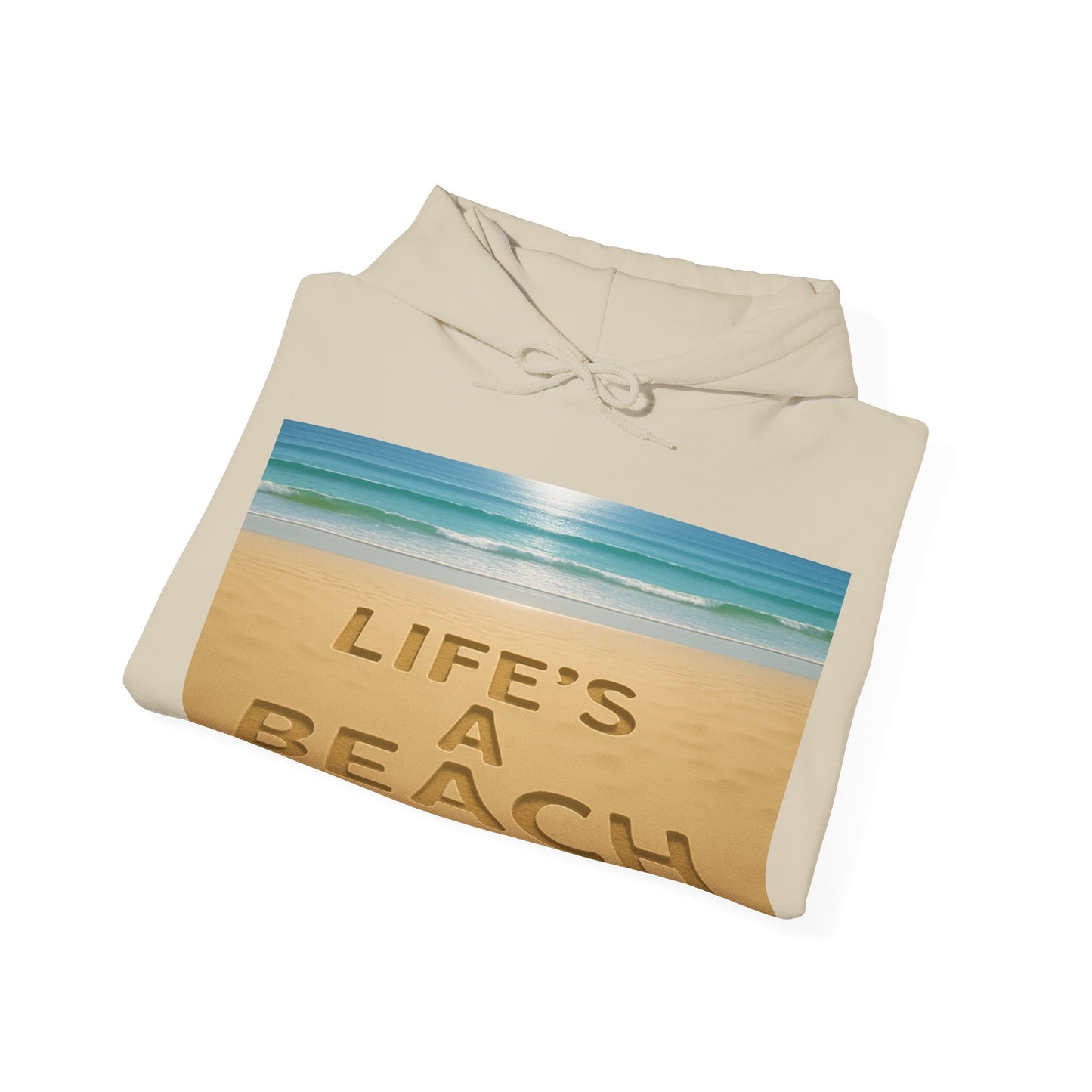 Beach Vibes Sweatshirt, Life's a Beach Hoodie, Coastal Style Pullover, Summer Casual Wear, Beach Lover Gift