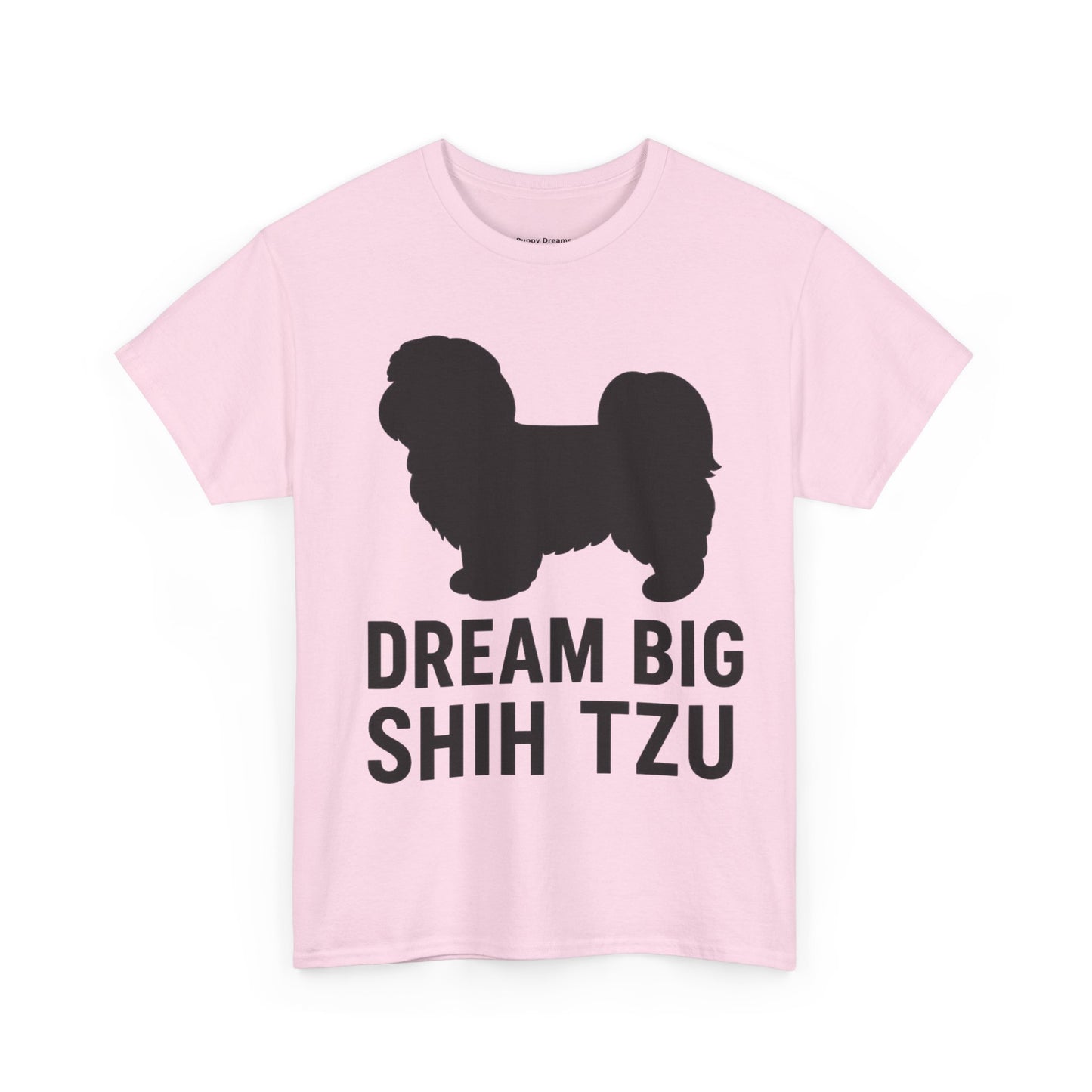 Shih Tzu Dream Big Tee - Unisex Cotton Shirt, Dog Lover Gift, Birthday Apparel, Cute Pet Tee, Casual Wear