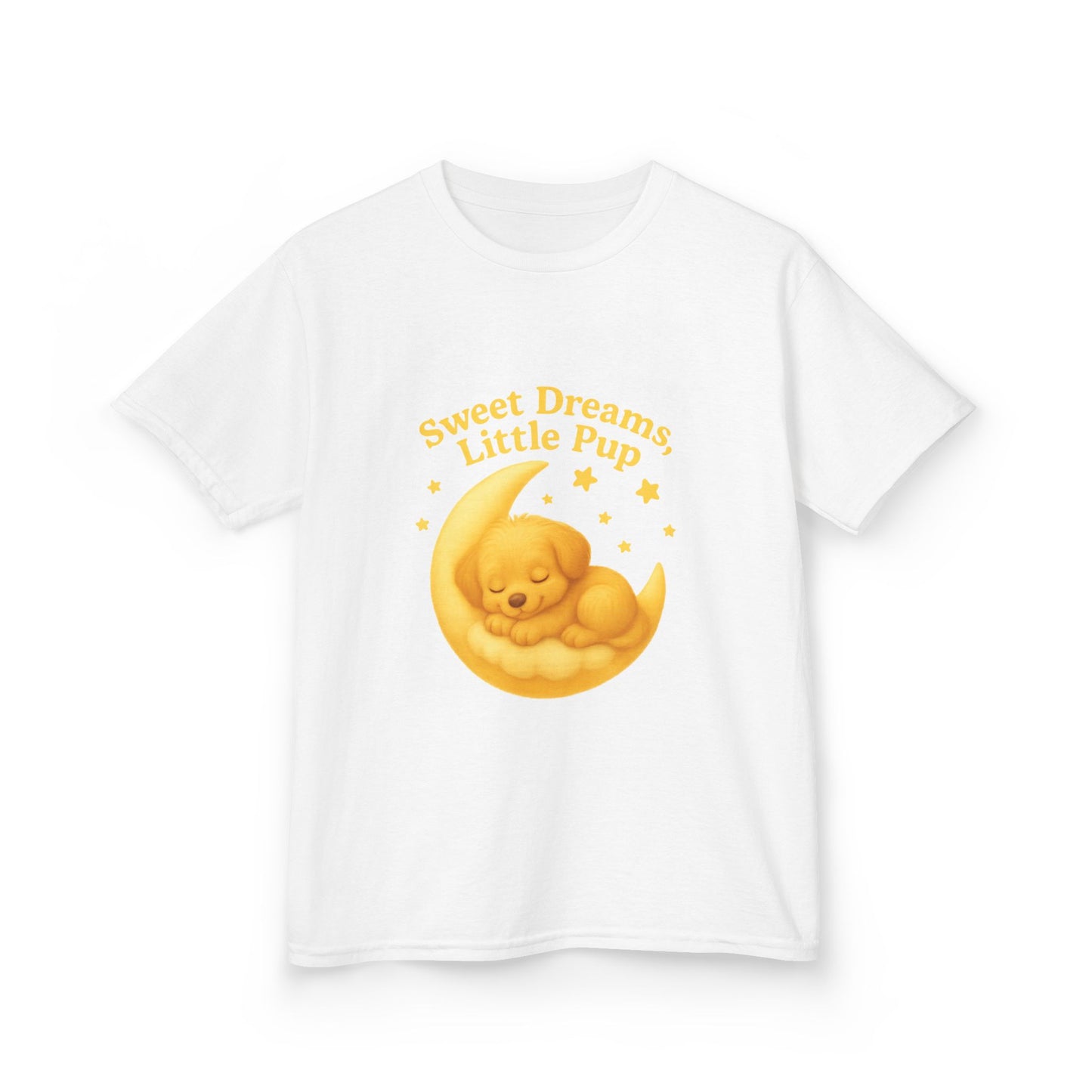 Sweet Dreams Little Pup Kids Tee, Cute Dog T-Shirt, Puppy Lover Gift, Kids Sleepwear, Animal Lover Apparel, Adorable Childrens Shirt