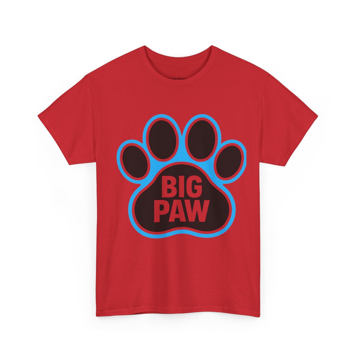 Big Paw Animal Lover Tee, Pet Owner Gift, Unisex Cotton Shirt for Dog Lovers, Cute Paw Print Tee, Casual Everyday Wear