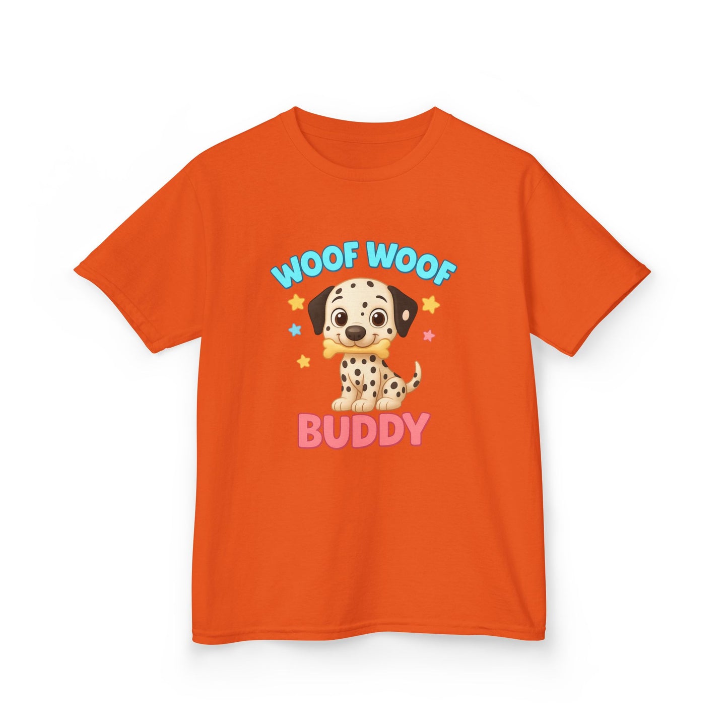 Kids Dalmatian Dog Tee, Cute Pet Shirt for Boys & Girls, Birthday Gift, Animal Lovers, Fun Casual Wear, Cartoon Dog Design