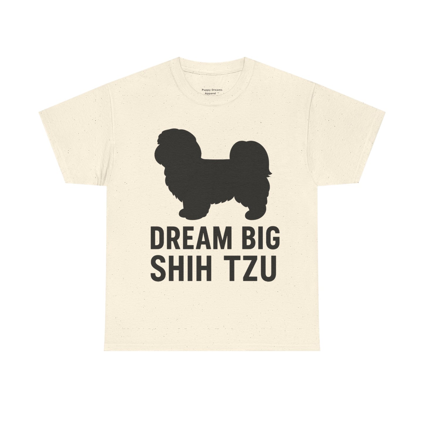Shih Tzu Dream Big Tee - Unisex Cotton Shirt, Dog Lover Gift, Birthday Apparel, Cute Pet Tee, Casual Wear