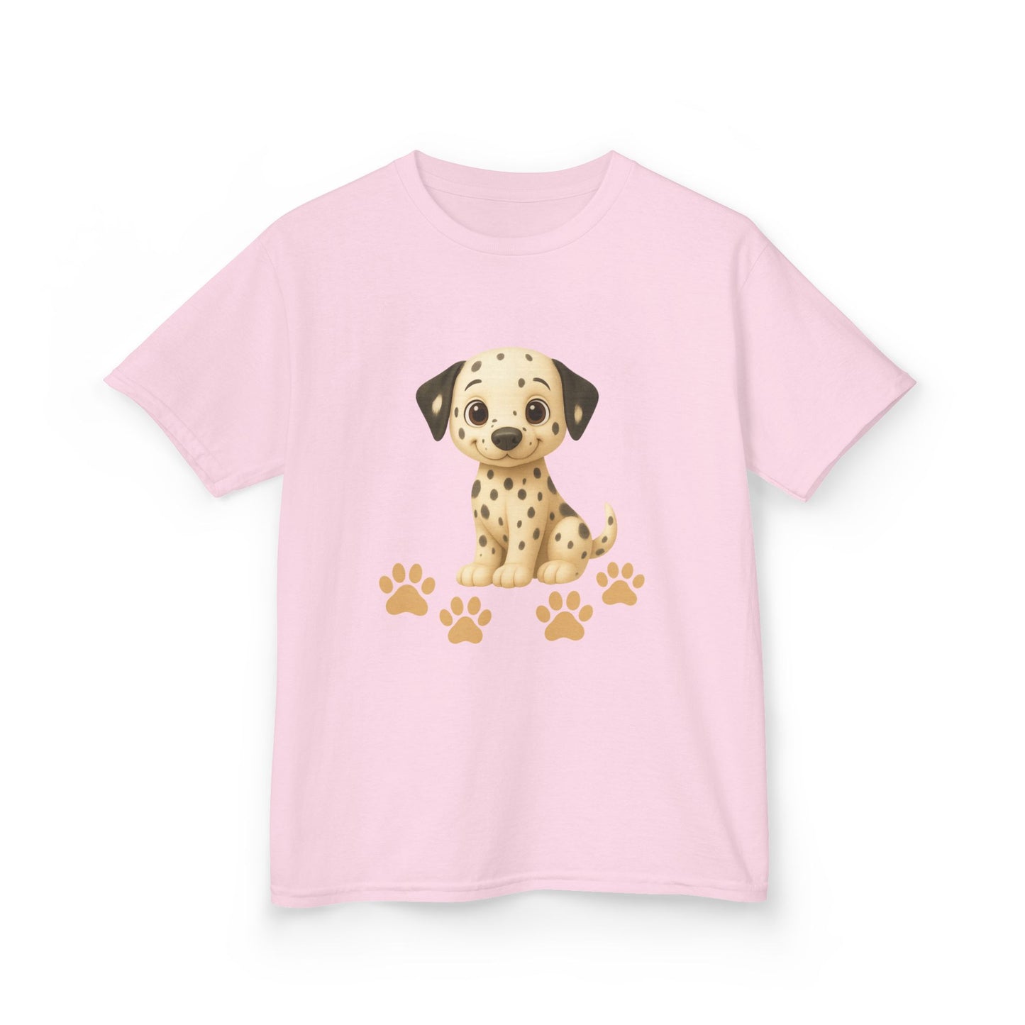 Kids Dalmatian Puppy Tee, Cute Dog T-Shirt, Animal Lovers Gift, Children's Casual Wear, Birthday Present, Pet Lover Shirt