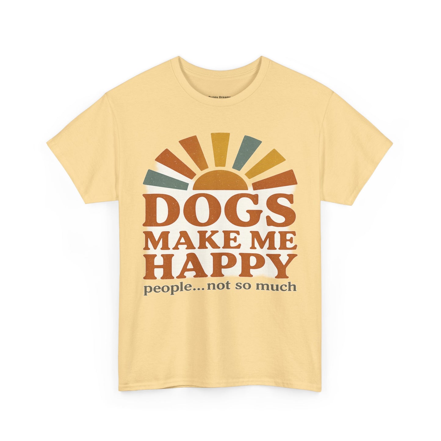 Dog Lover's Unisex Heavy Cotton Tee - Relaxed Fit, Perfect for Pet Owners, Casual Wear, Gift Ideas, Dog-Themed Apparel