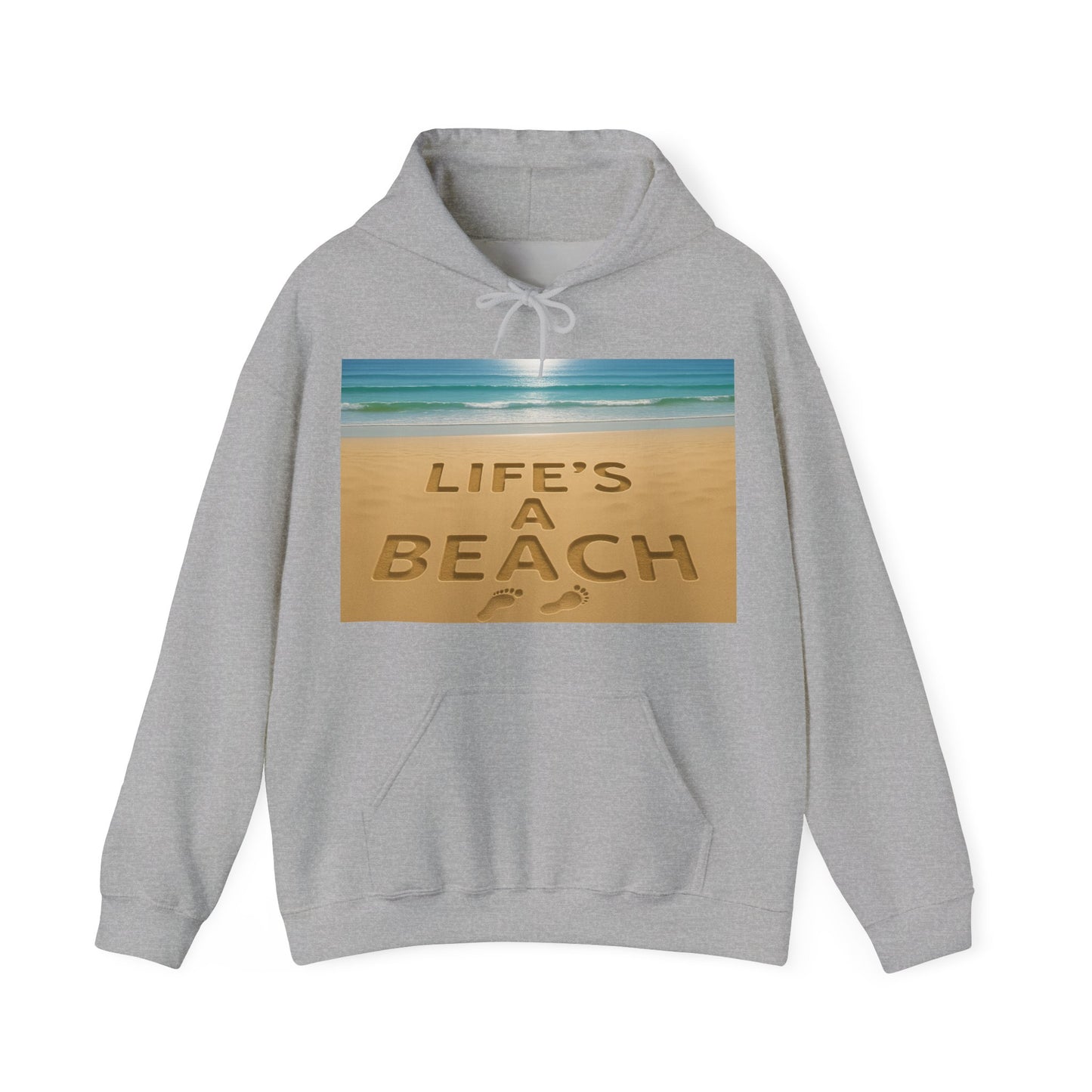 Beach Vibes Sweatshirt, Life's a Beach Hoodie, Coastal Style Pullover, Summer Casual Wear, Beach Lover Gift