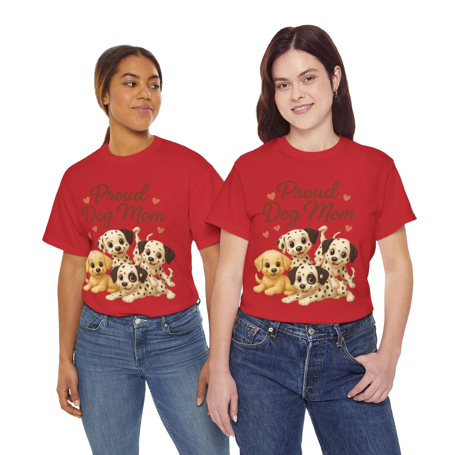 Proud Dog Mom Tee, Pet Lover Shirt, Dog Parent Gift, Birthday Gift for Dog Owners, Animal Lover Fashion, Cute Dog Graphic Tee