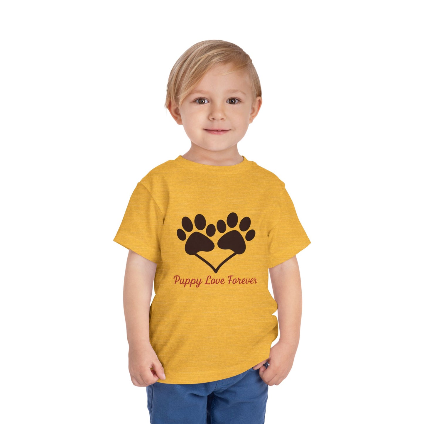 Puppy Love Toddler Tee | Cute Pet Shirt, Kids Dog Lover Gift, Summer Outfit, Animal Lover Apparel, Playful T-Shirt