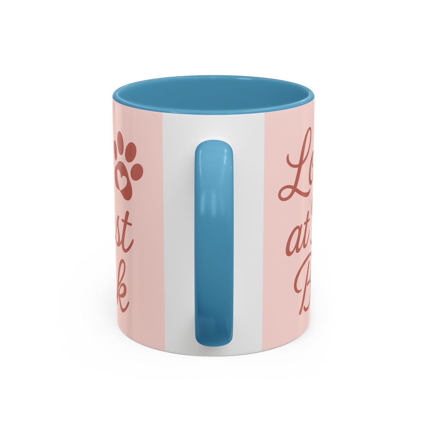 Love at First Bark Coffee Mug, Pet Lover Gift, Dog Mom Mug, Cute Dog Accessories, Animal Lover Coffee Cup