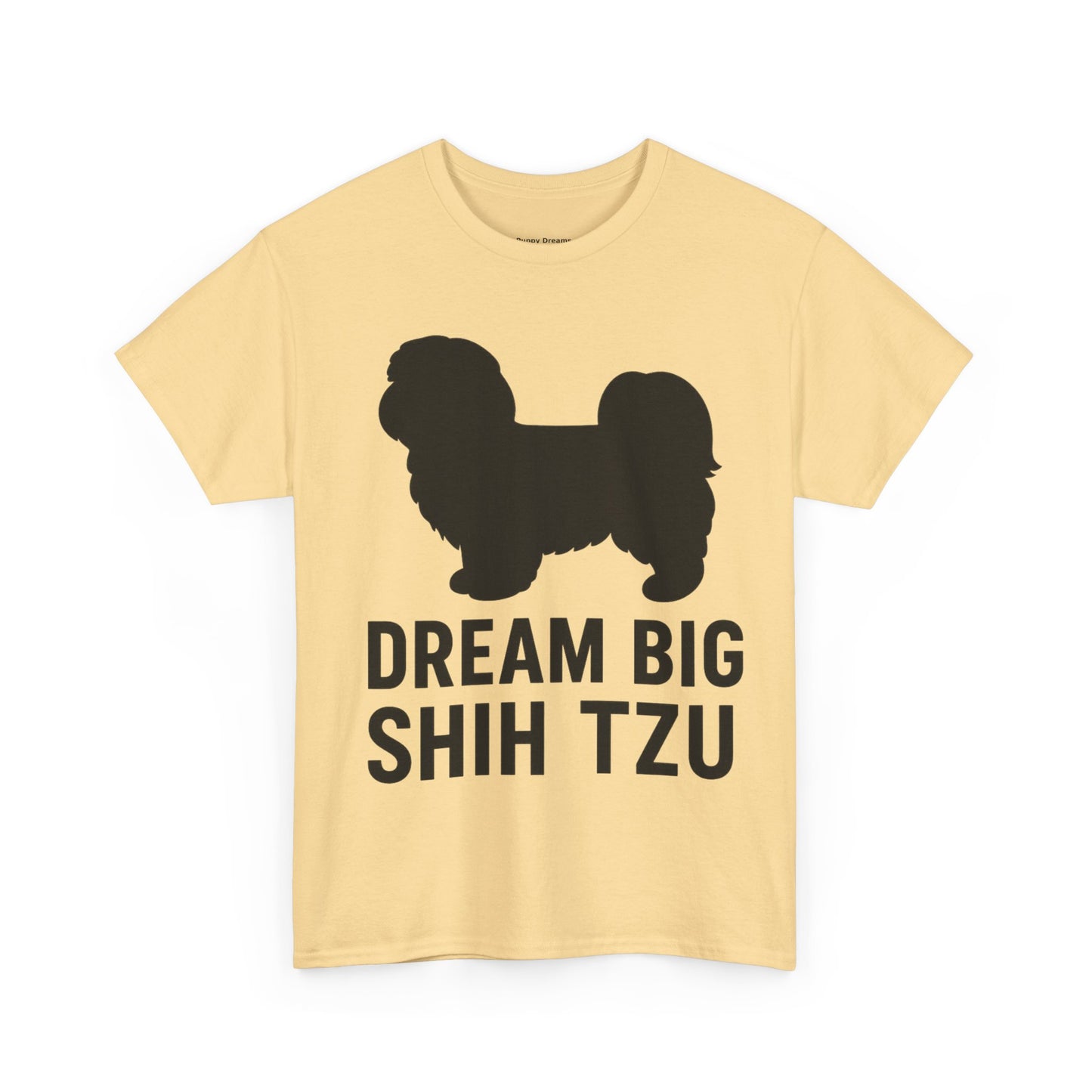 Shih Tzu Dream Big Tee - Unisex Cotton Shirt, Dog Lover Gift, Birthday Apparel, Cute Pet Tee, Casual Wear
