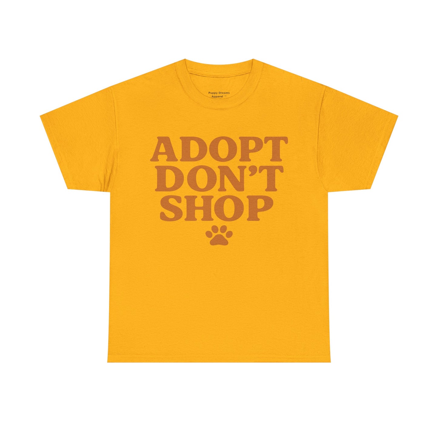 Adopt Don't Shop Unisex Heavy Cotton Tee, Pet Lover Gift, Animal Rescue T-Shirt, Ethical Fashion, Animal Rights, Casual Everyday Wear