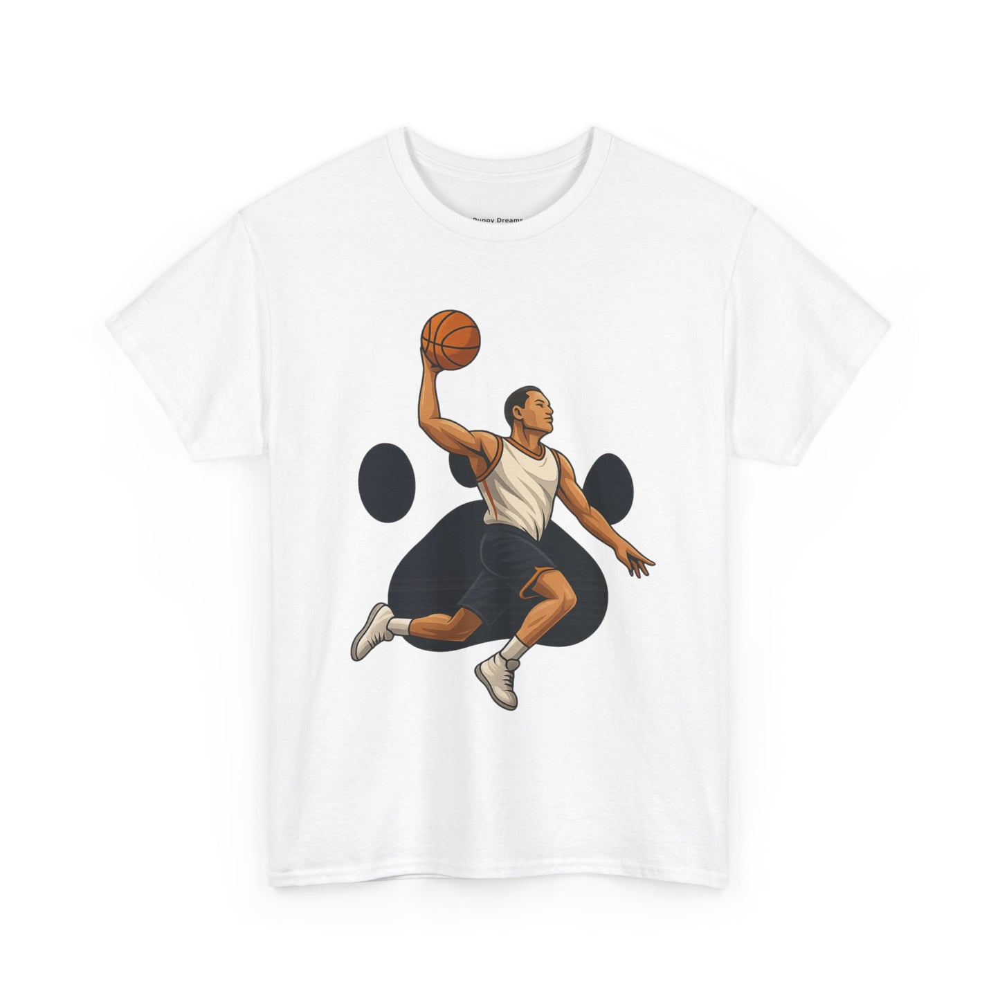 Basketball Dunk Unisex Heavy Cotton Tee | Sports Fan Shirt, Gift for Athletes, Sportswear, Streetwear, Casual Tee