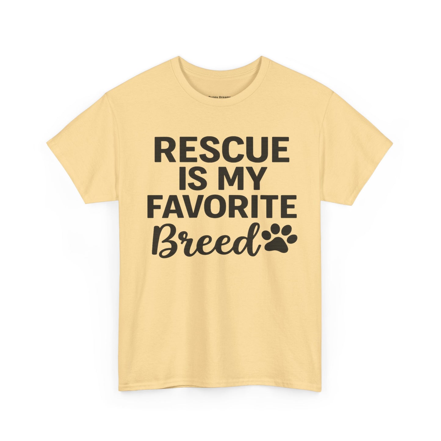Rescue Dog Appreciation Tee, Unisex Heavy Cotton Shirt, Animal Lover Gift, Pet Adoption Shirt, Dog Rescue Awareness T-Shirt
