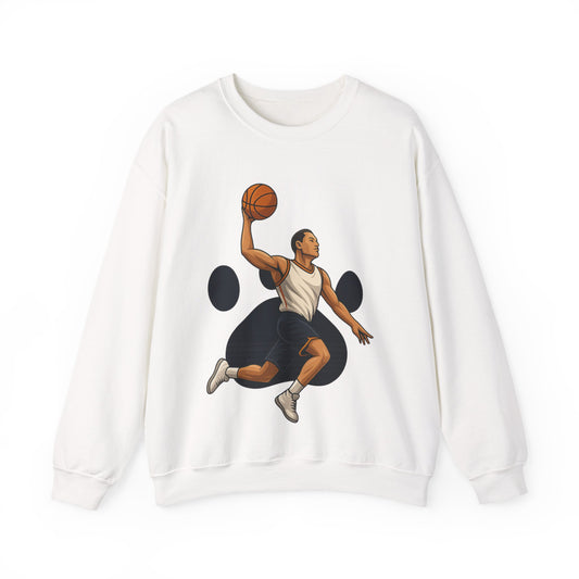 Basketball Vibes Crewneck Sweatshirt, Sports Gift, Athletic Fashion, Unisex Style, Casual Wear, Gift for Sport Lovers