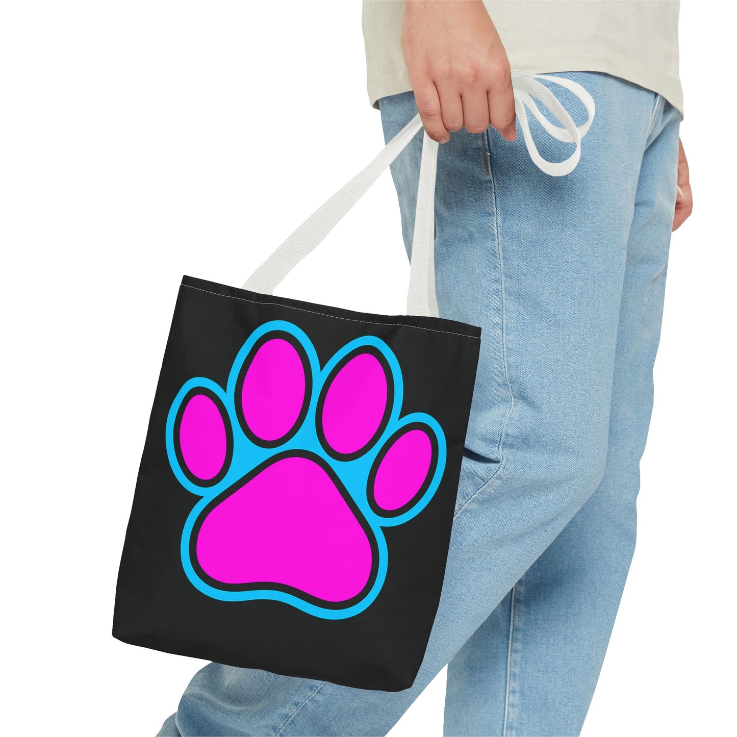 Stylish Pet Lover Tote Bag, Cute Paw Print Design, Reusable Shopping Bag, Gift for Animal Lovers, Eco-Friendly Accessory