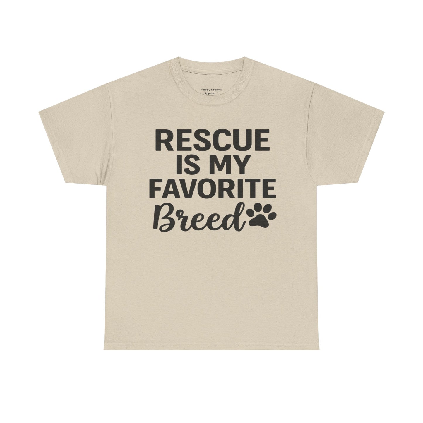 Rescue Dog Appreciation Tee, Unisex Heavy Cotton Shirt, Animal Lover Gift, Pet Adoption Shirt, Dog Rescue Awareness T-Shirt