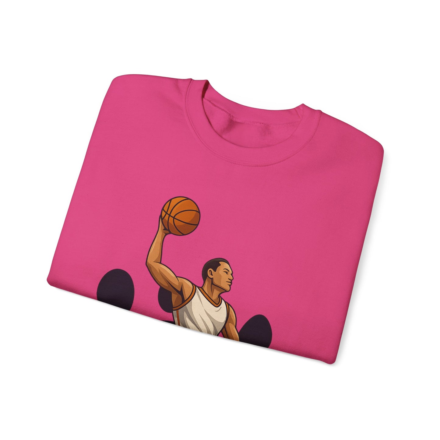 Basketball Vibes Crewneck Sweatshirt, Sports Gift, Athletic Fashion, Unisex Style, Casual Wear, Gift for Sport Lovers