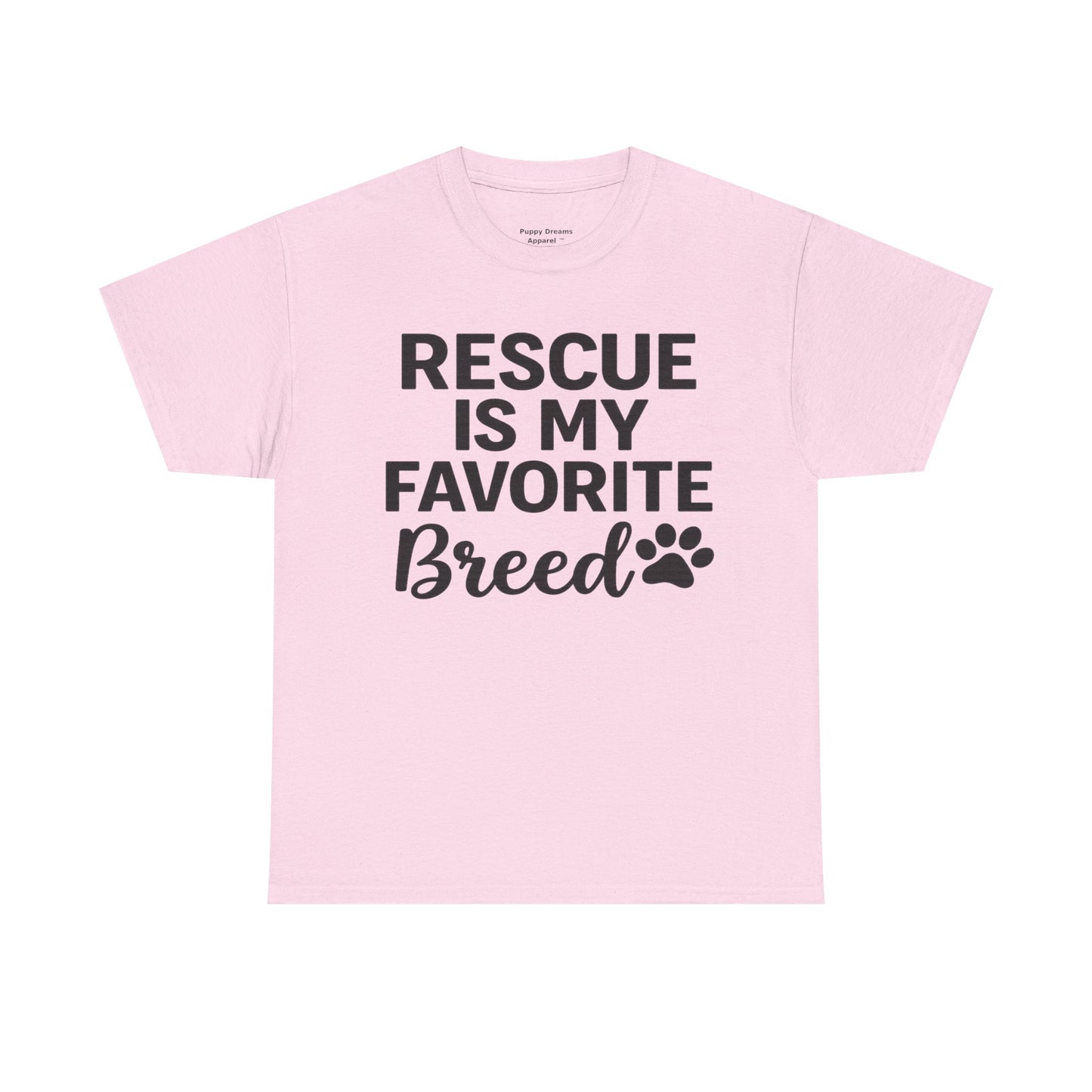 Rescue Dog Appreciation Tee, Unisex Heavy Cotton Shirt, Animal Lover Gift, Pet Adoption Shirt, Dog Rescue Awareness T-Shirt