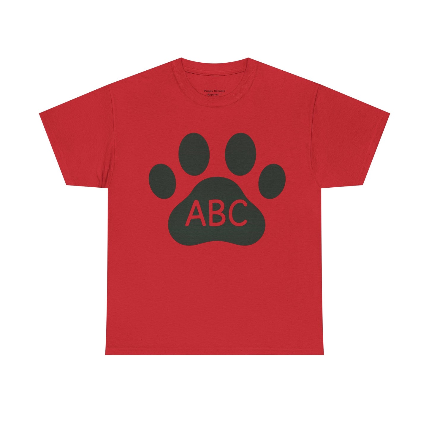 Customizable Pet Paw Print Tee, Cute Pet Lover Shirt, Unisex Cotton T-Shirt, Gift for Dog Owners, Animal Lover Apparel