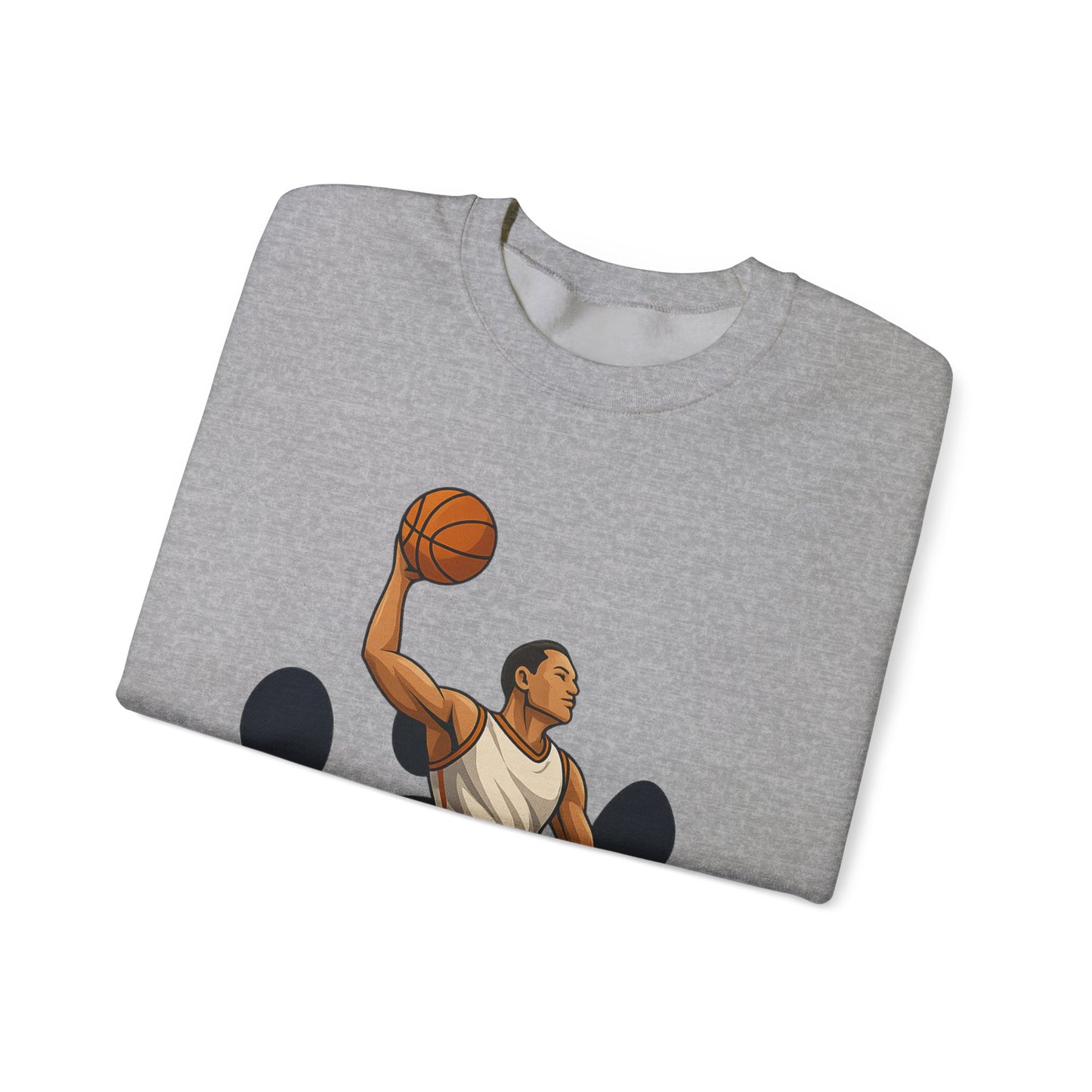 Basketball Vibes Crewneck Sweatshirt, Sports Gift, Athletic Fashion, Unisex Style, Casual Wear, Gift for Sport Lovers