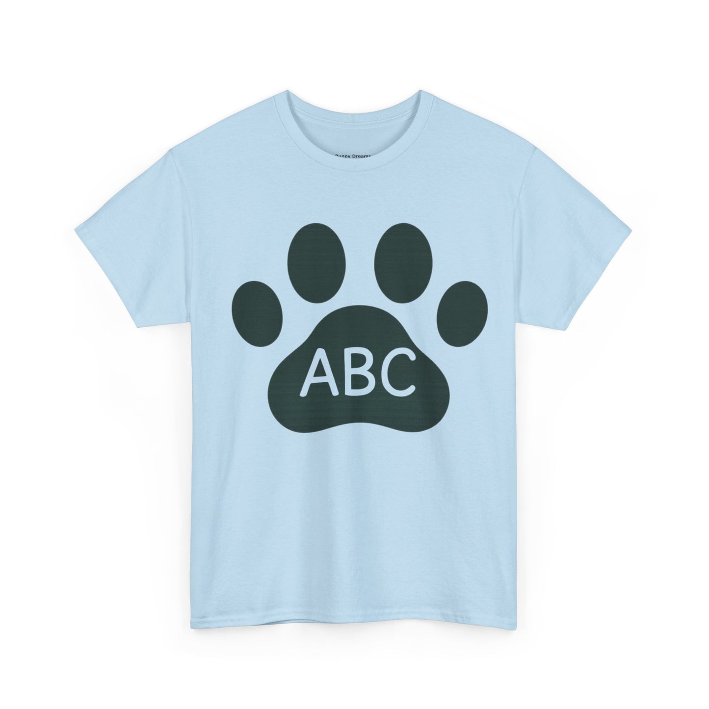 Customizable Pet Paw Print Tee, Cute Pet Lover Shirt, Unisex Cotton T-Shirt, Gift for Dog Owners, Animal Lover Apparel