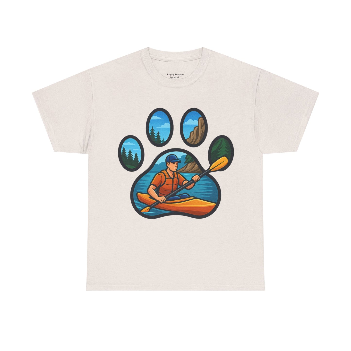 Adventure Kayaking Graphic Tee for Outdoor Lovers, Unisex Cotton Shirt, Nature Lovers Gift, Camping Apparel, Wildlife Design T-Shirt