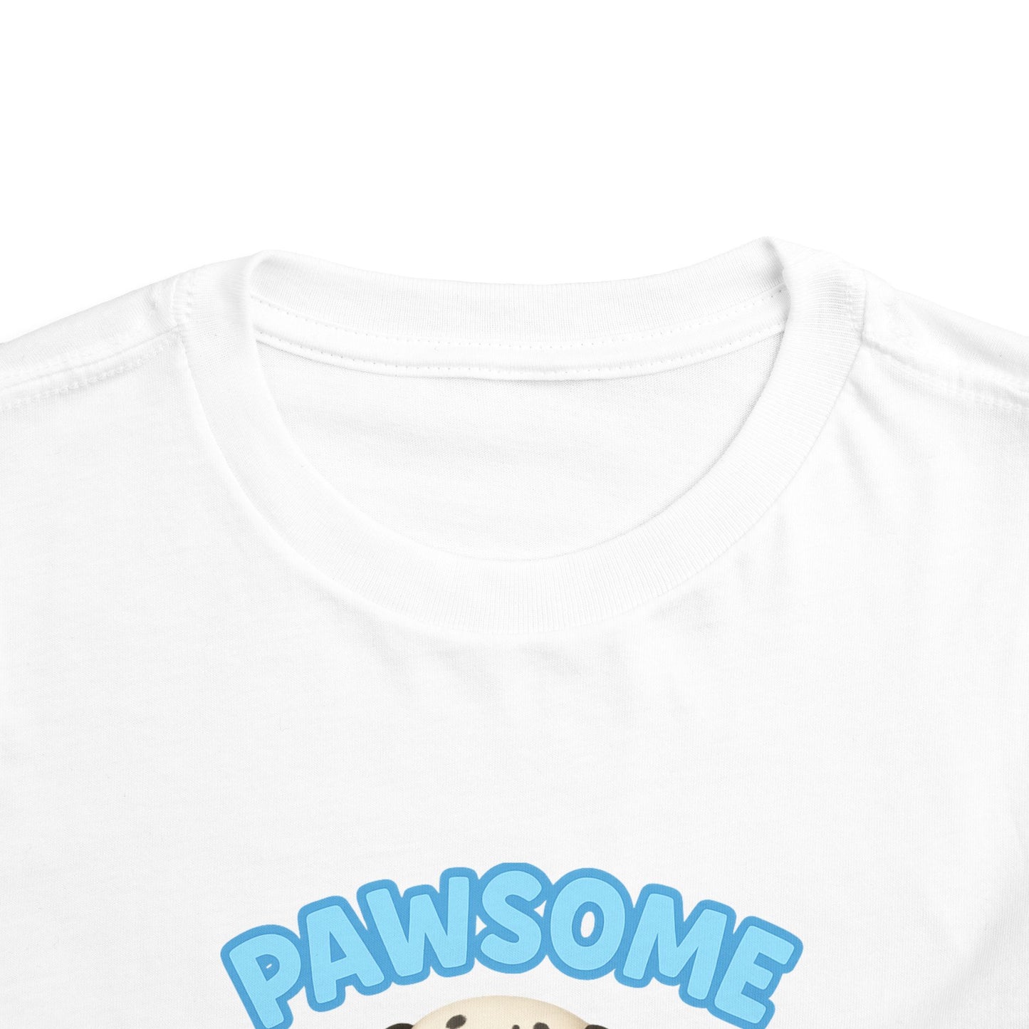 Pawsome Kid Toddler Tee, Cute Dog Tee for Toddlers, Kids' Short Sleeve Shirt, Birthday Gift, Animal Lovers, Pet Themed Apparel