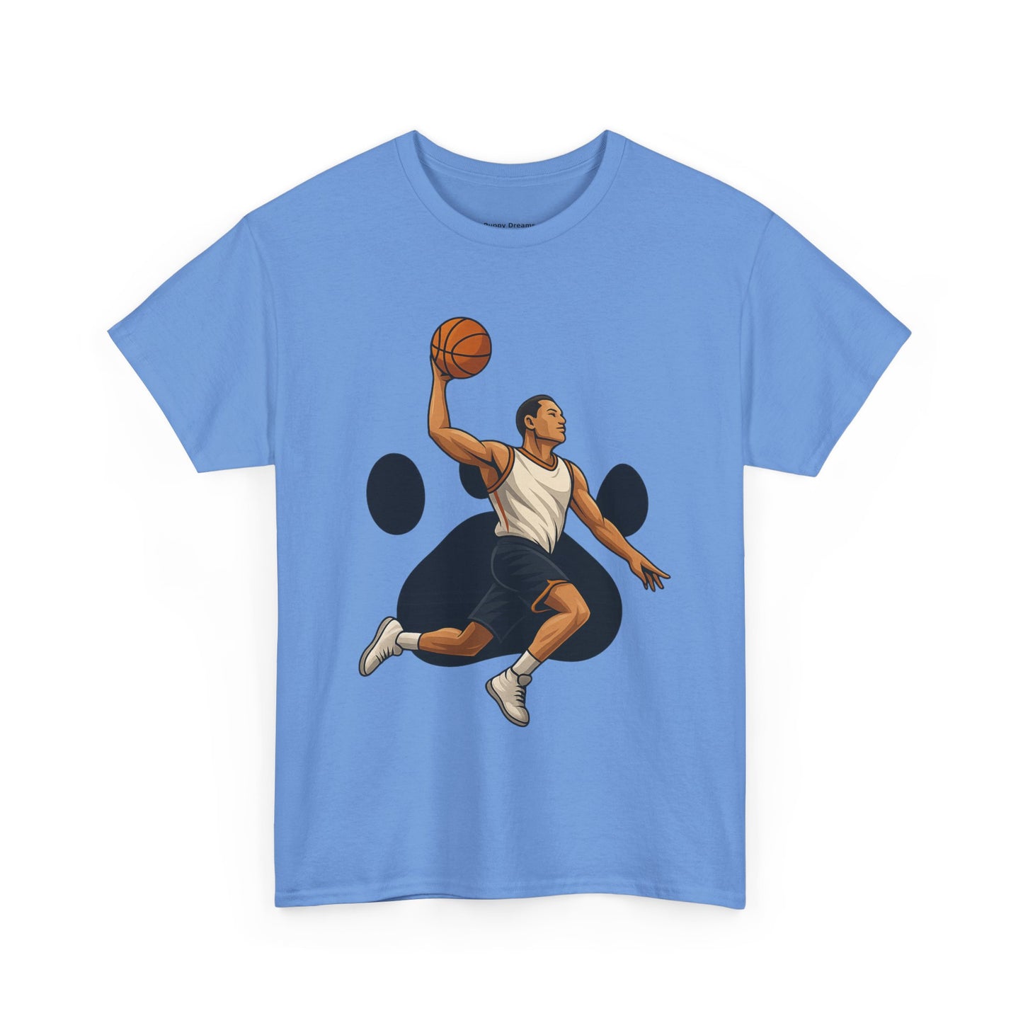 Basketball Dunk Unisex Heavy Cotton Tee | Sports Fan Shirt, Gift for Athletes, Sportswear, Streetwear, Casual Tee