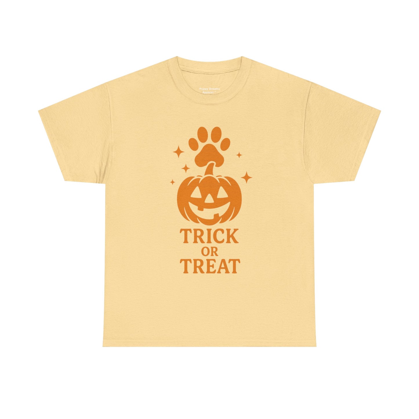 Halloween Pet Lovers Tee, Trick or Treat T-Shirt, Dog Costume Shirt, Fall Apparel, Cute Halloween Top, Gift for Animal Lovers