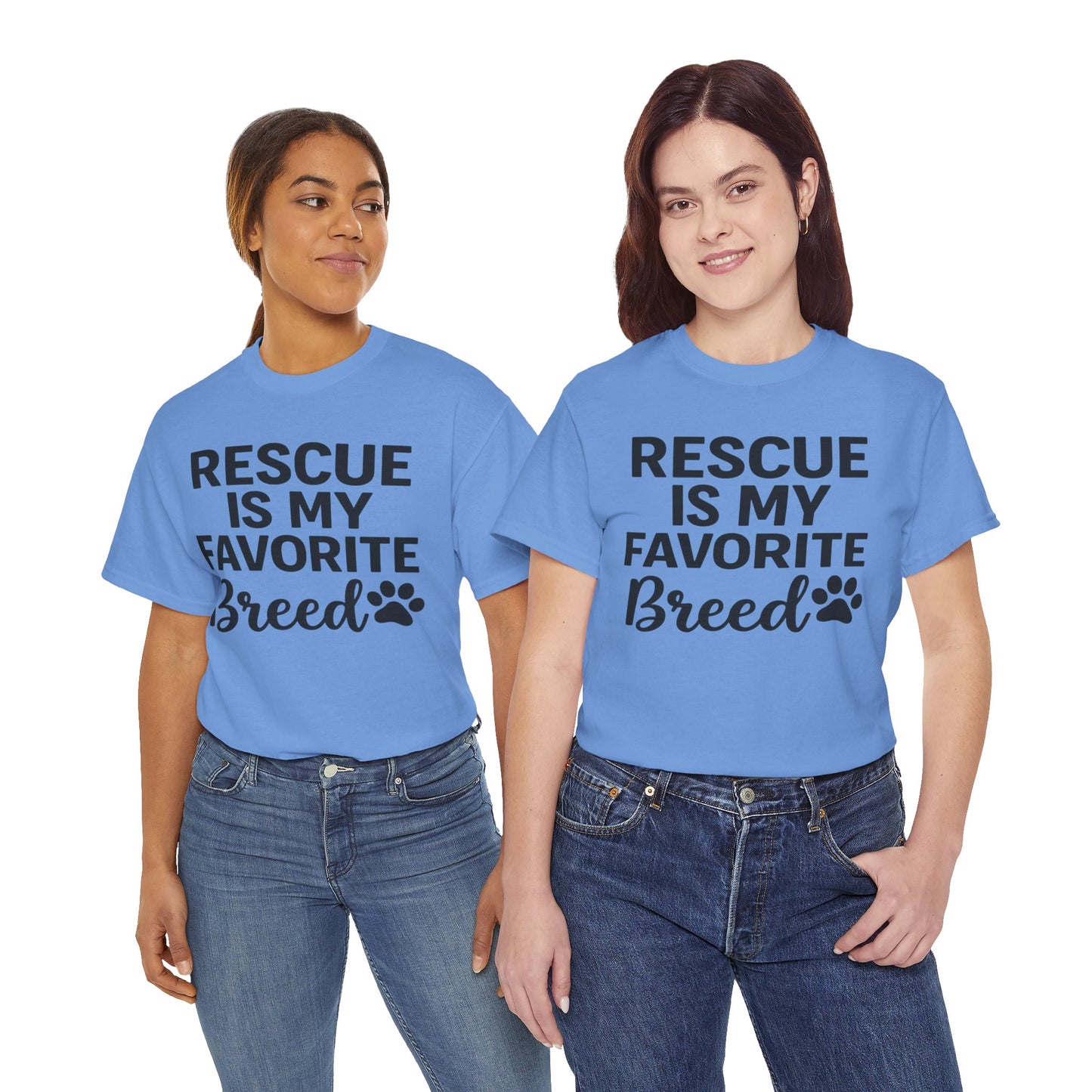 Rescue Dog Appreciation Tee, Unisex Heavy Cotton Shirt, Animal Lover Gift, Pet Adoption Shirt, Dog Rescue Awareness T-Shirt