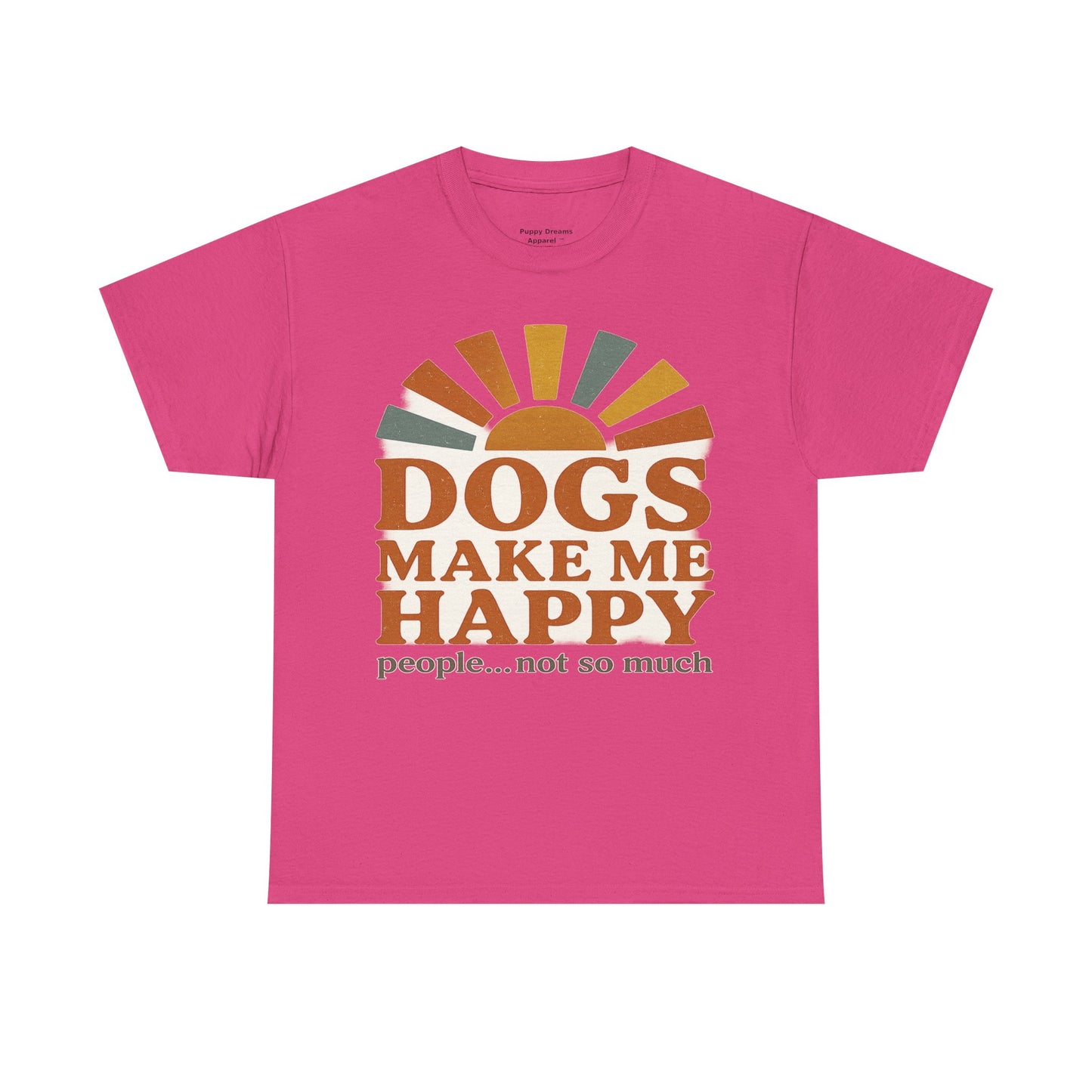 Dog Lover's Unisex Heavy Cotton Tee - Relaxed Fit, Perfect for Pet Owners, Casual Wear, Gift Ideas, Dog-Themed Apparel