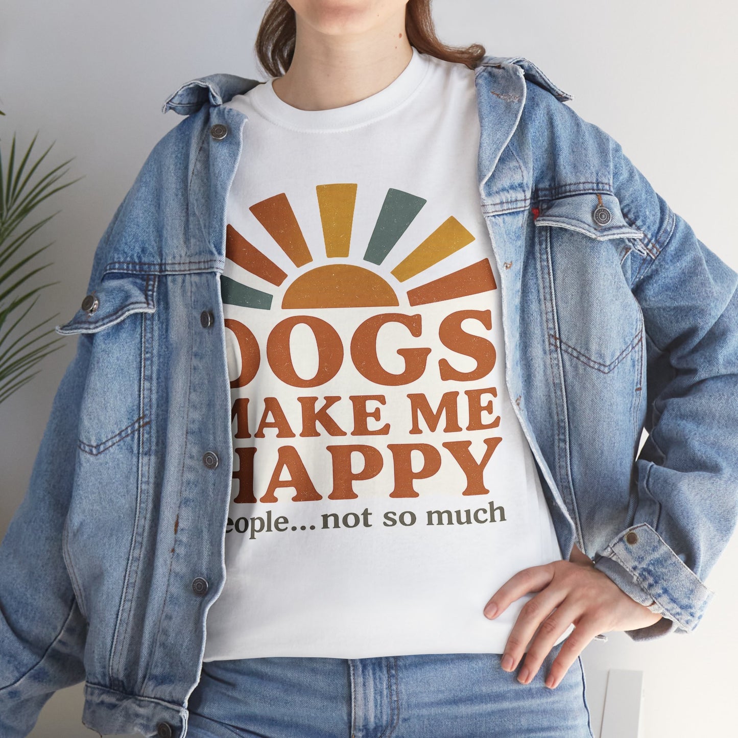 Dog Lover's Unisex Heavy Cotton Tee - Relaxed Fit, Perfect for Pet Owners, Casual Wear, Gift Ideas, Dog-Themed Apparel