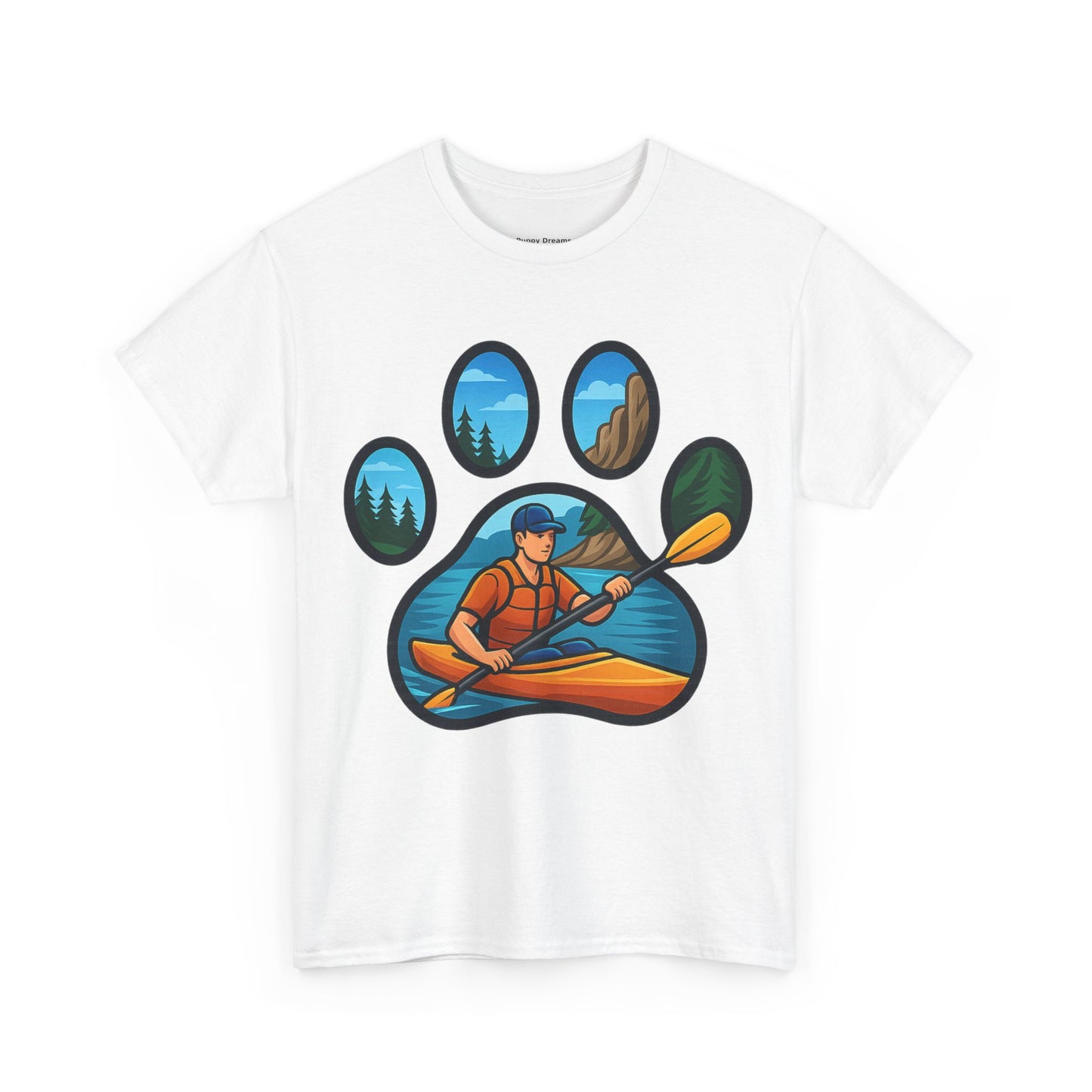 Adventure Kayaking Graphic Tee for Outdoor Lovers, Unisex Cotton Shirt, Nature Lovers Gift, Camping Apparel, Wildlife Design T-Shirt