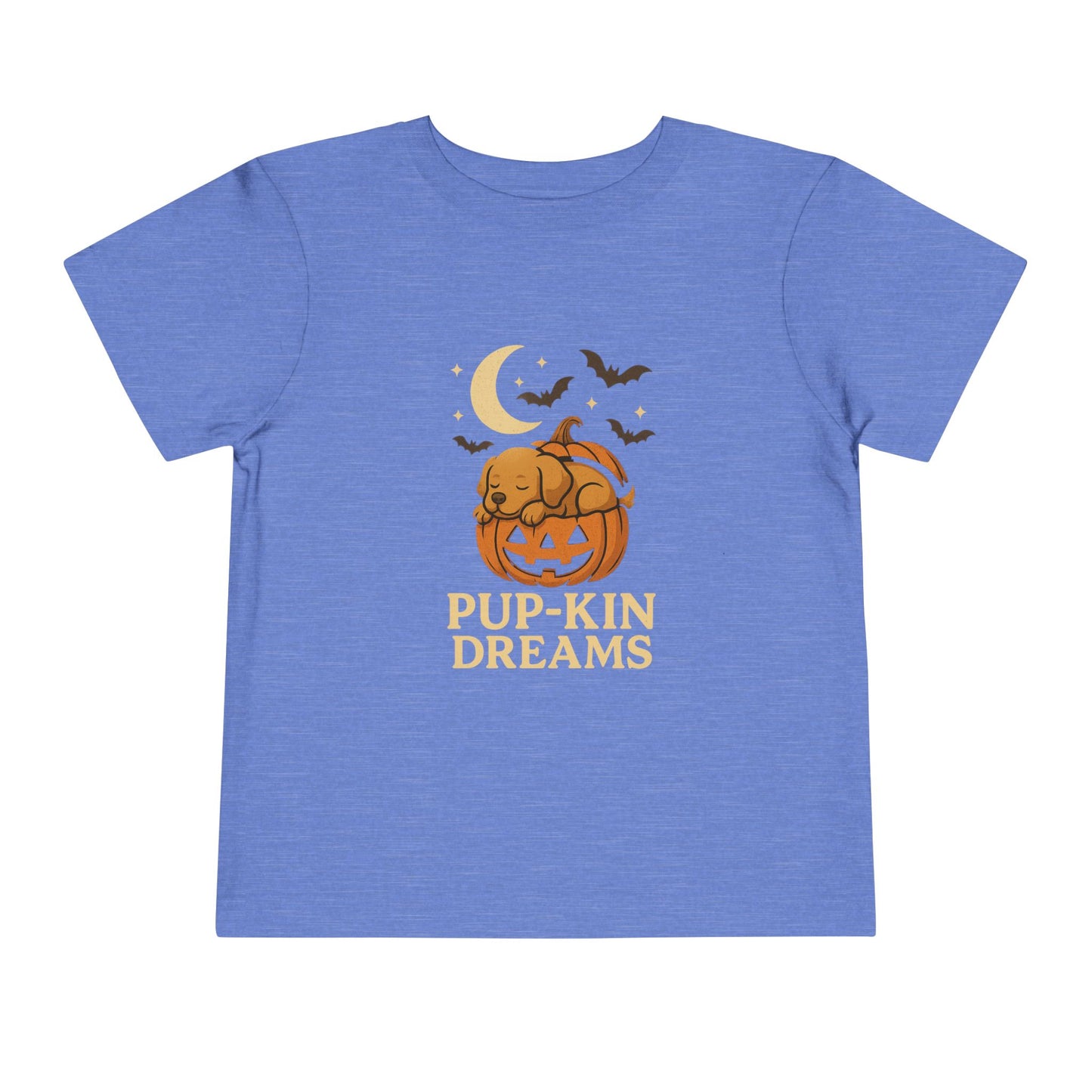 Toddler Halloween Tee - Pup-Kin Dreams, Funny Kids Shirt, Cute Fall Apparel, Baby Pumpkin T-Shirt, Trick or Treat Outfit