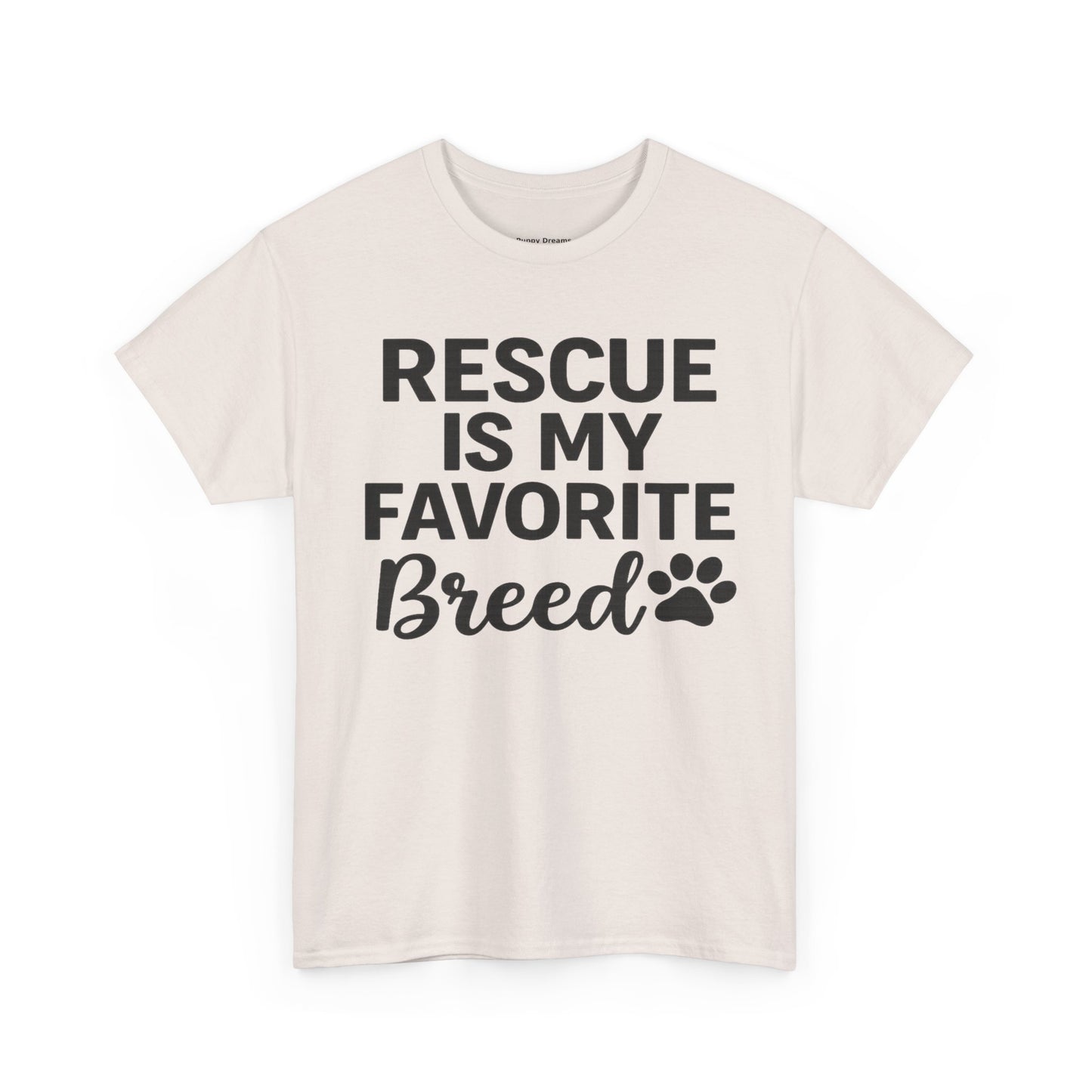 Rescue Dog Appreciation Tee, Unisex Heavy Cotton Shirt, Animal Lover Gift, Pet Adoption Shirt, Dog Rescue Awareness T-Shirt