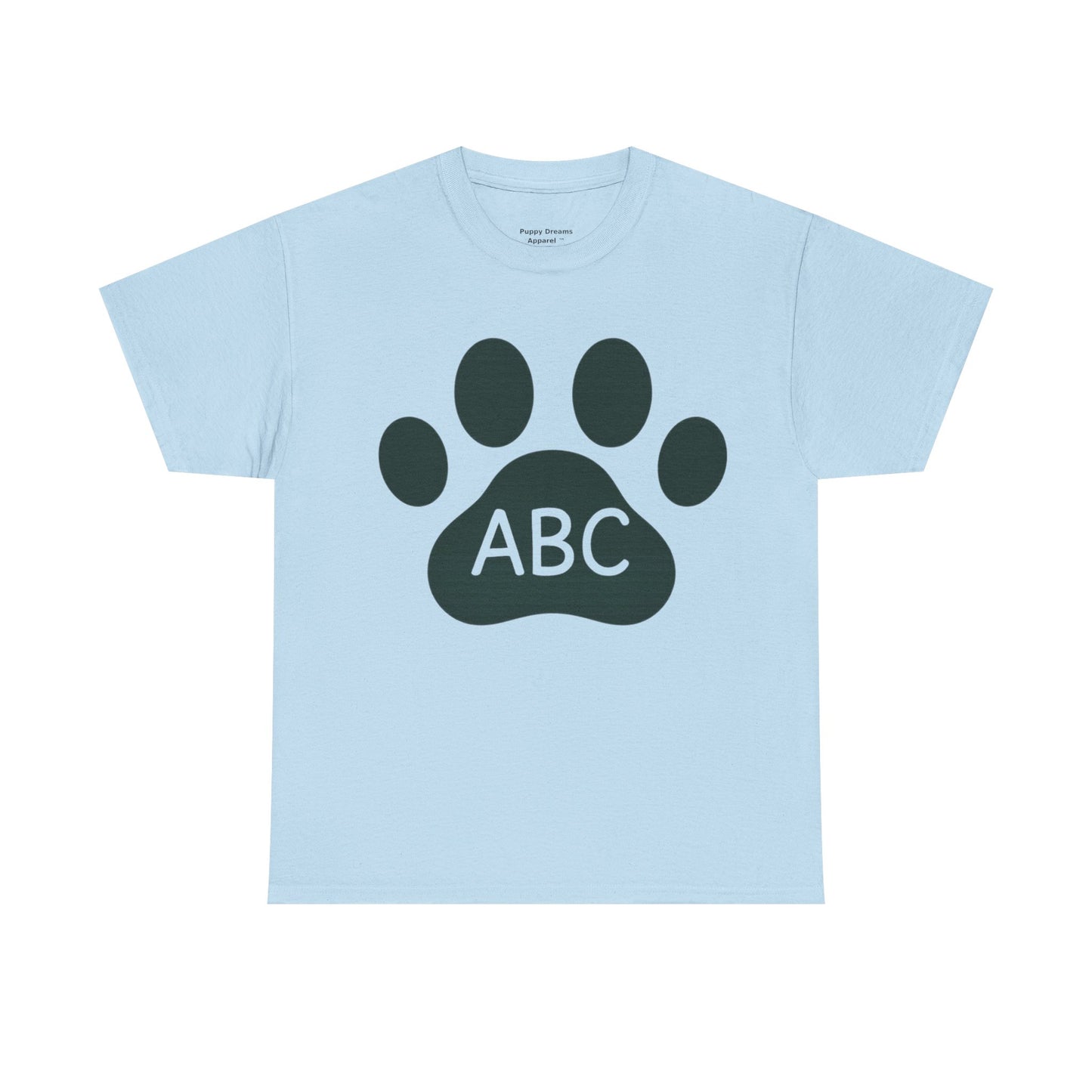 Customizable Pet Paw Print Tee, Cute Pet Lover Shirt, Unisex Cotton T-Shirt, Gift for Dog Owners, Animal Lover Apparel