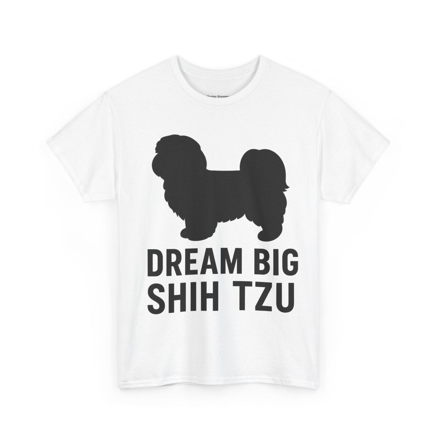 Shih Tzu Dream Big Tee - Unisex Cotton Shirt, Dog Lover Gift, Birthday Apparel, Cute Pet Tee, Casual Wear