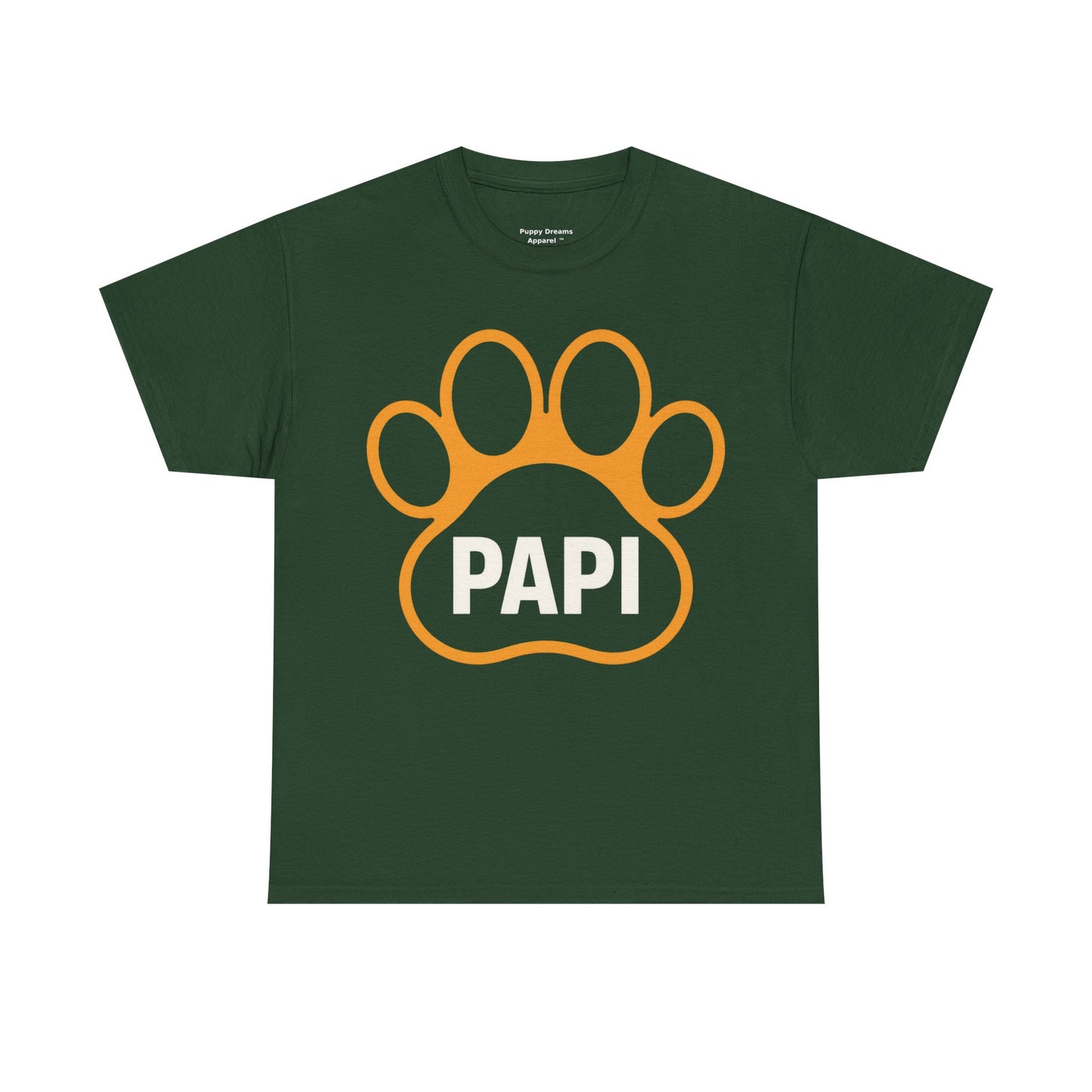 Paw Print PAPI Tee - Perfect for Dog Lovers, Gifts for Pawsome Dads, Casual Style, Pet-Themed Shirt, Unisex Cotton Top