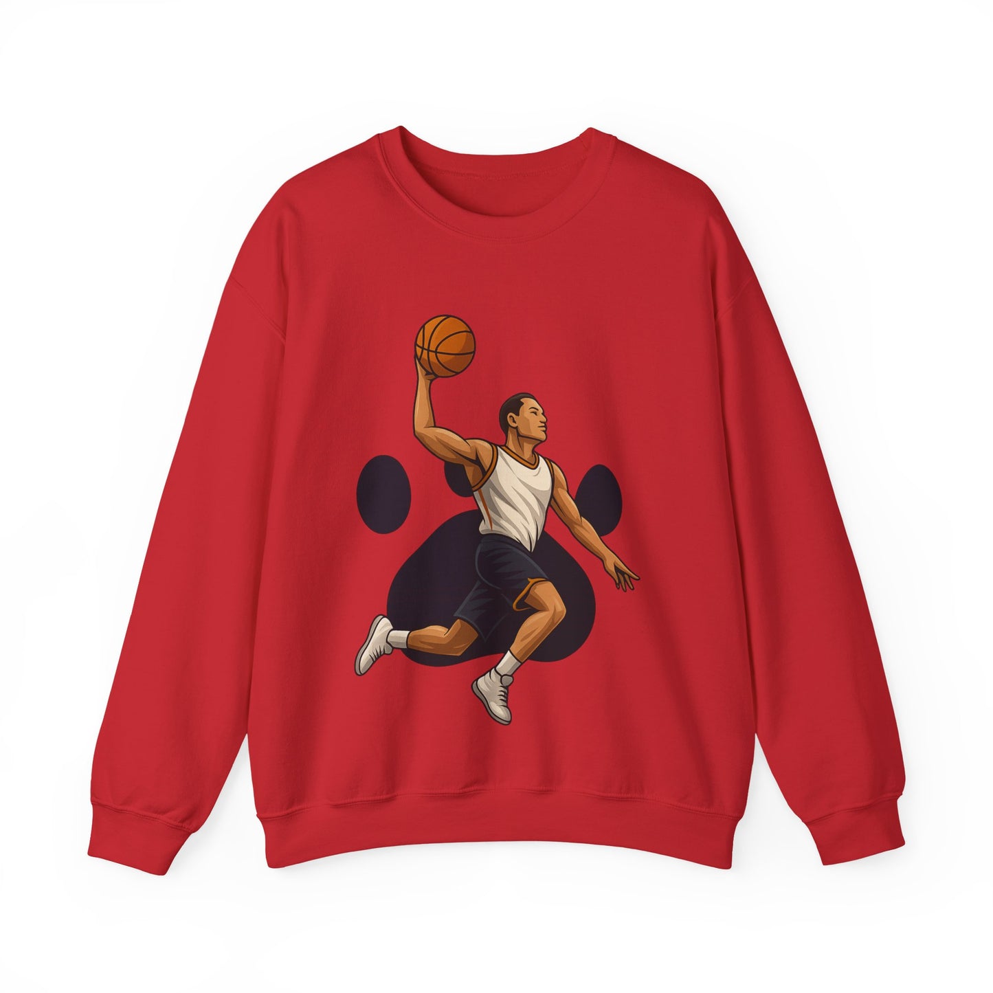 Basketball Vibes Crewneck Sweatshirt, Sports Gift, Athletic Fashion, Unisex Style, Casual Wear, Gift for Sport Lovers