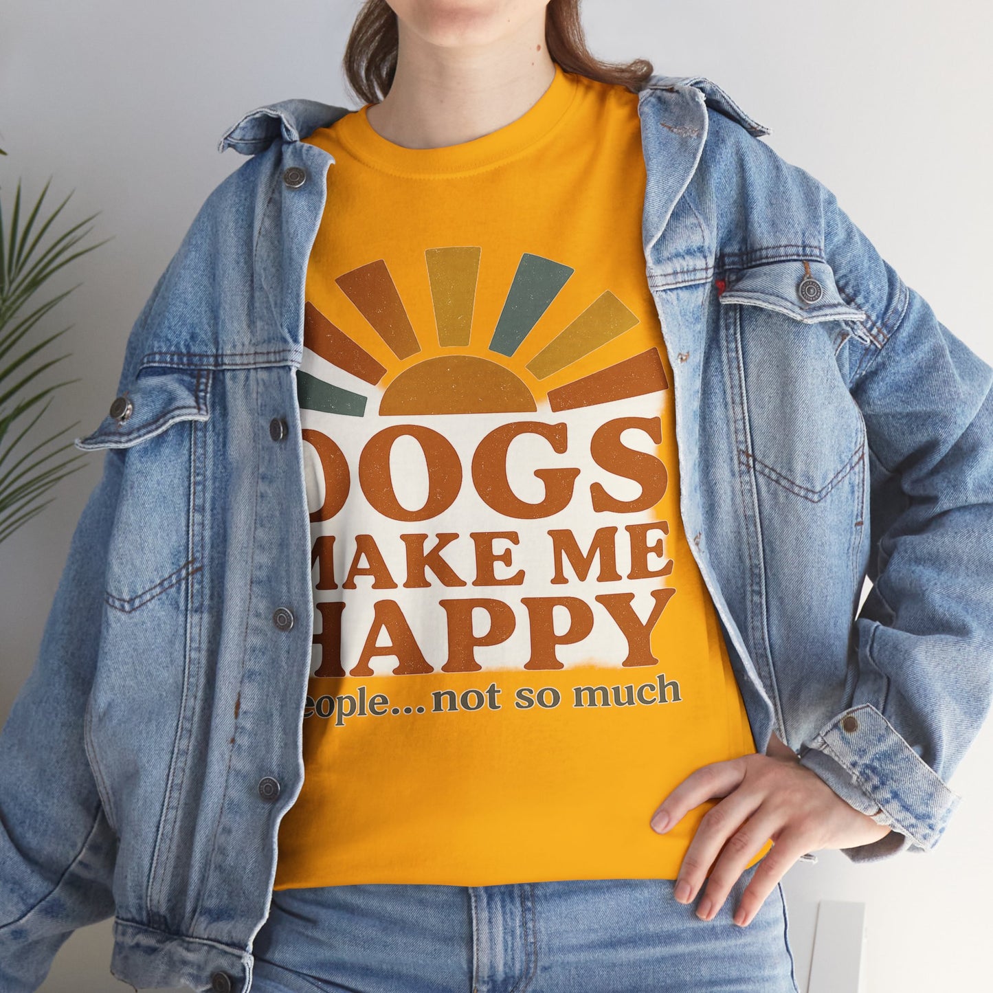 Dog Lover's Unisex Heavy Cotton Tee - Relaxed Fit, Perfect for Pet Owners, Casual Wear, Gift Ideas, Dog-Themed Apparel