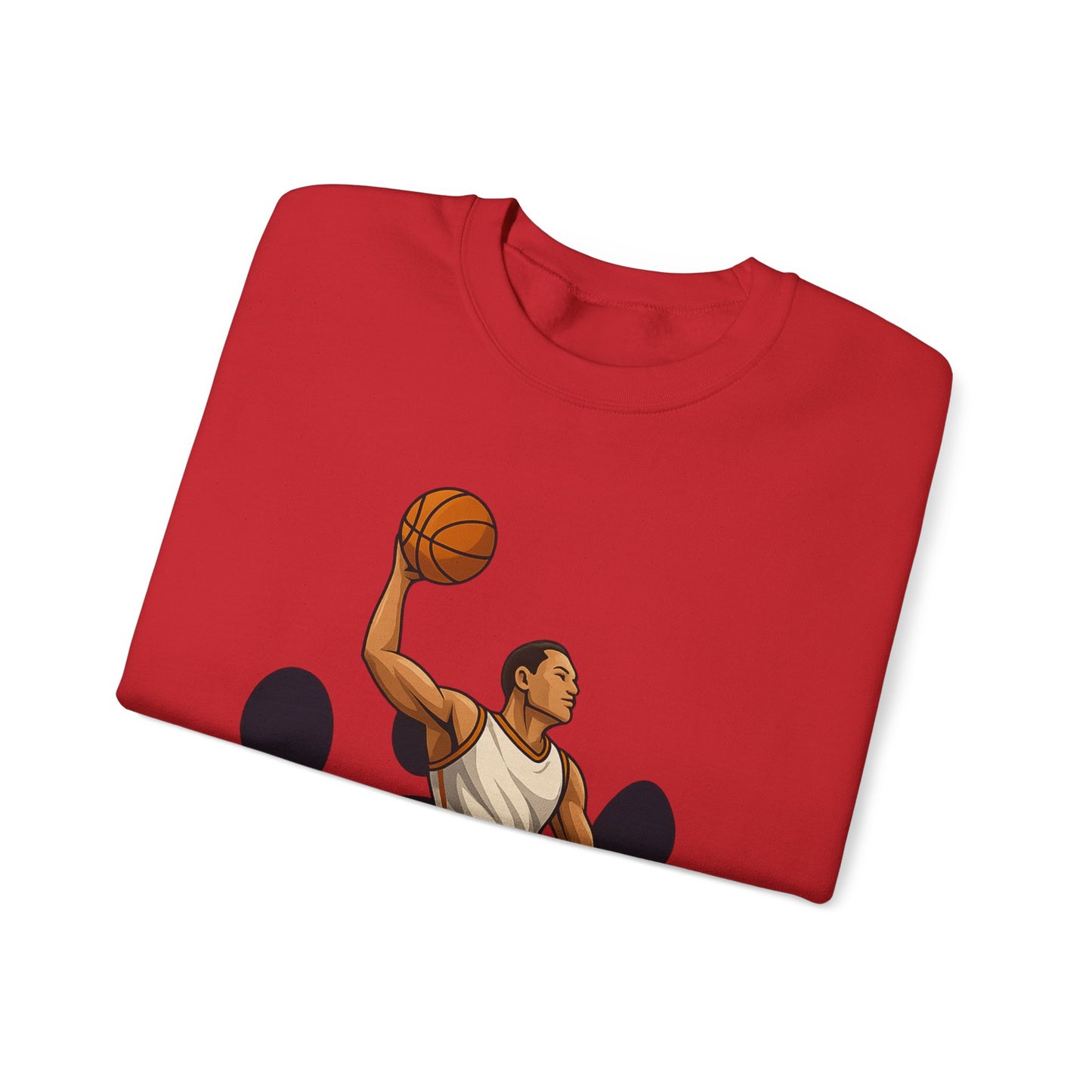 Basketball Vibes Crewneck Sweatshirt, Sports Gift, Athletic Fashion, Unisex Style, Casual Wear, Gift for Sport Lovers